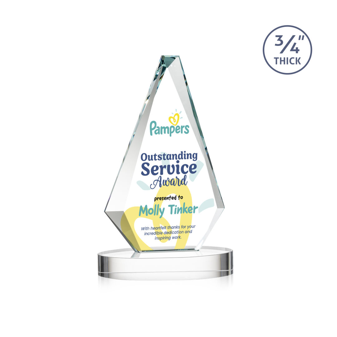 Windsor VividPrint™ Award on Alberton Base - Starfire 6