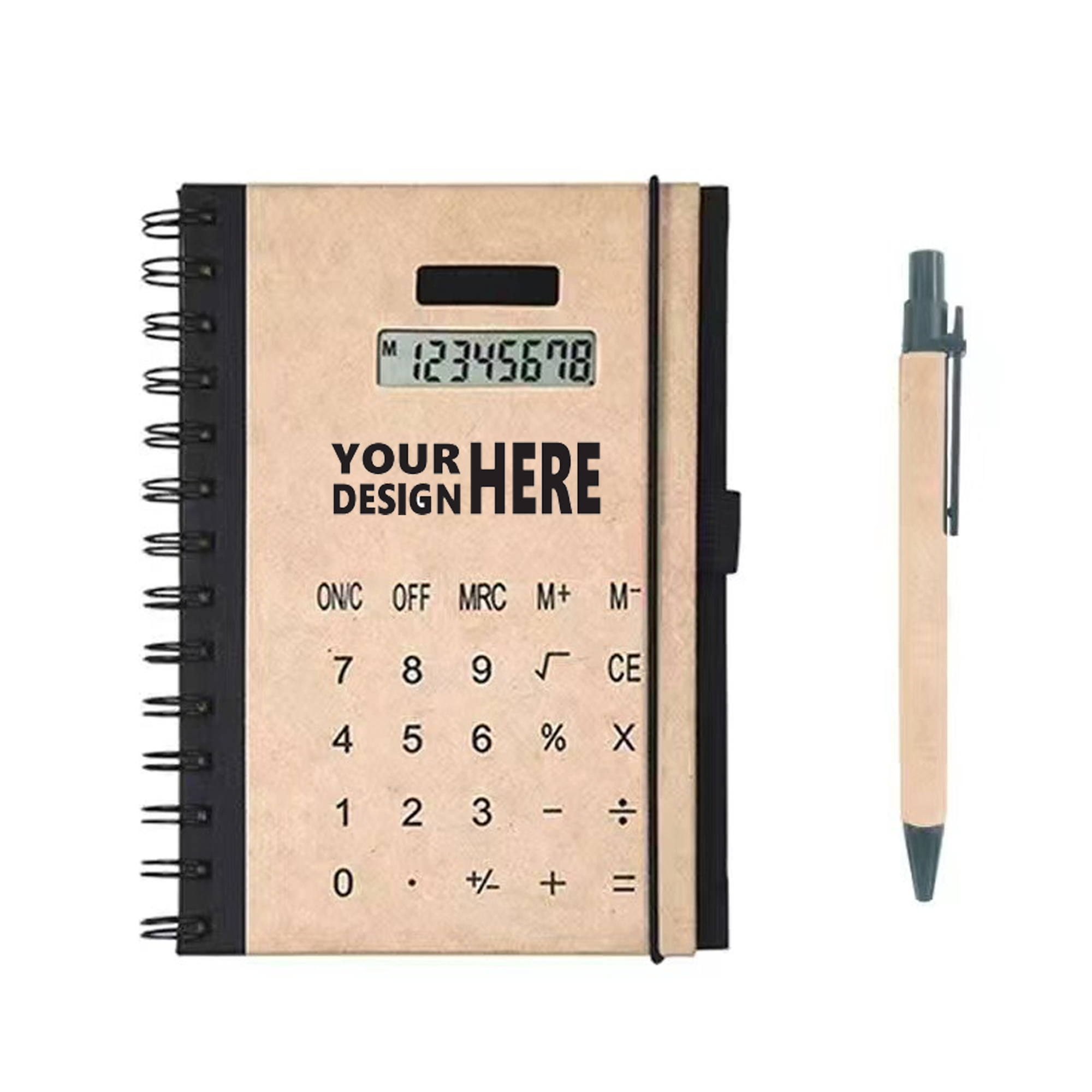 SolarCalculator Eco-Friendly With Pen Notepad Sticky Notes 1