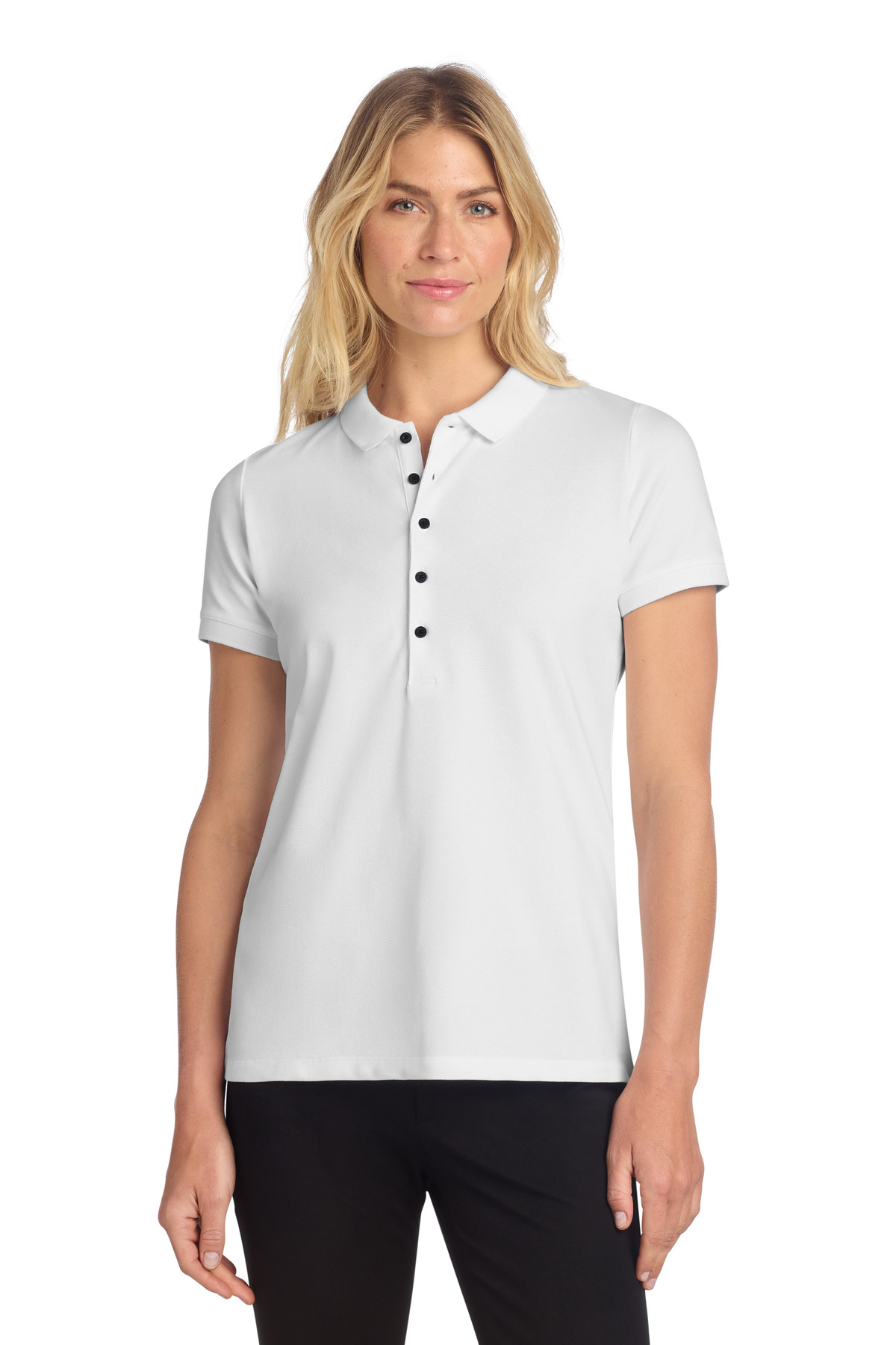 Mercer+Mettle Women's Stretch Heavyweight Pique Polo MM1001 36