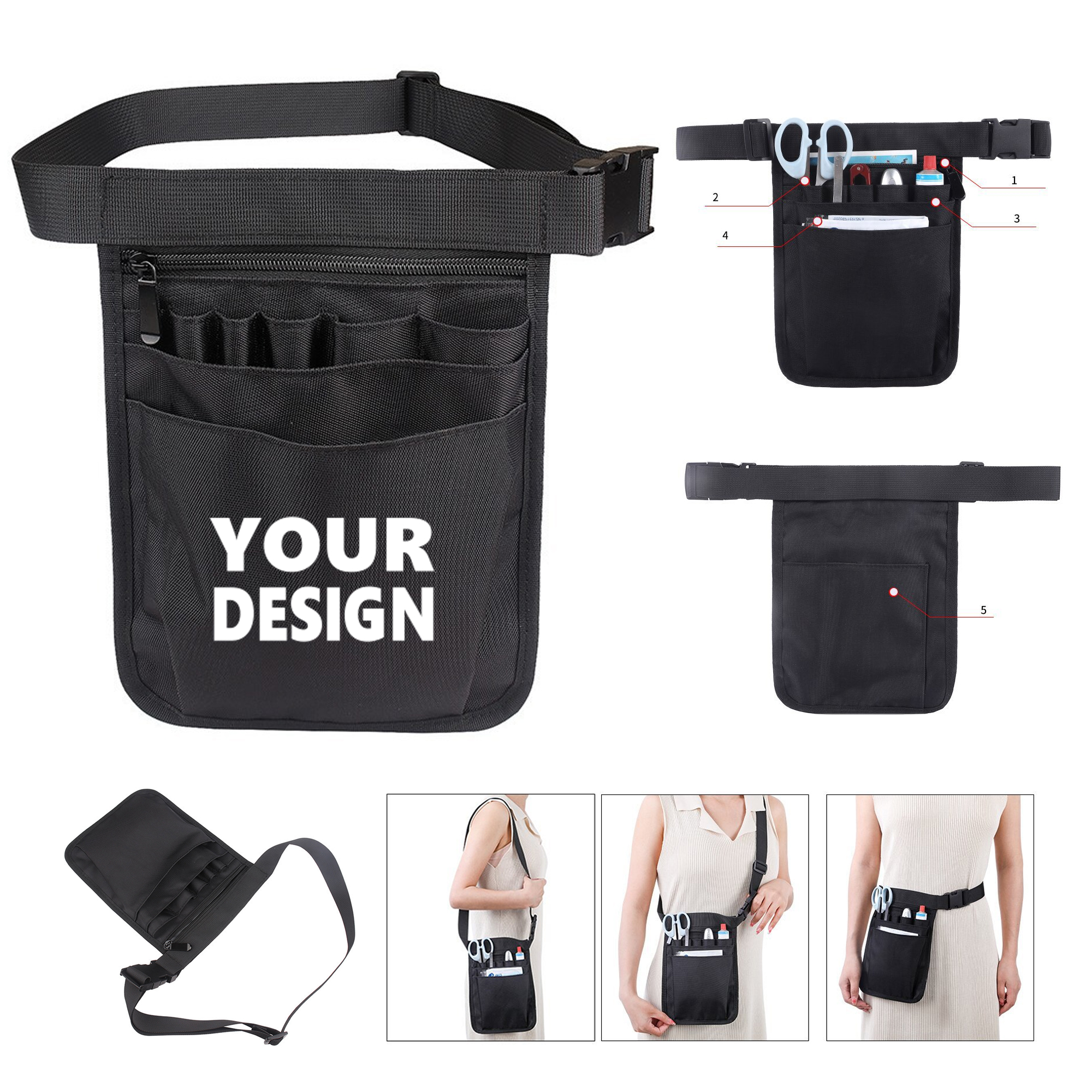Portable Nurse Belt Organizer Bag 3