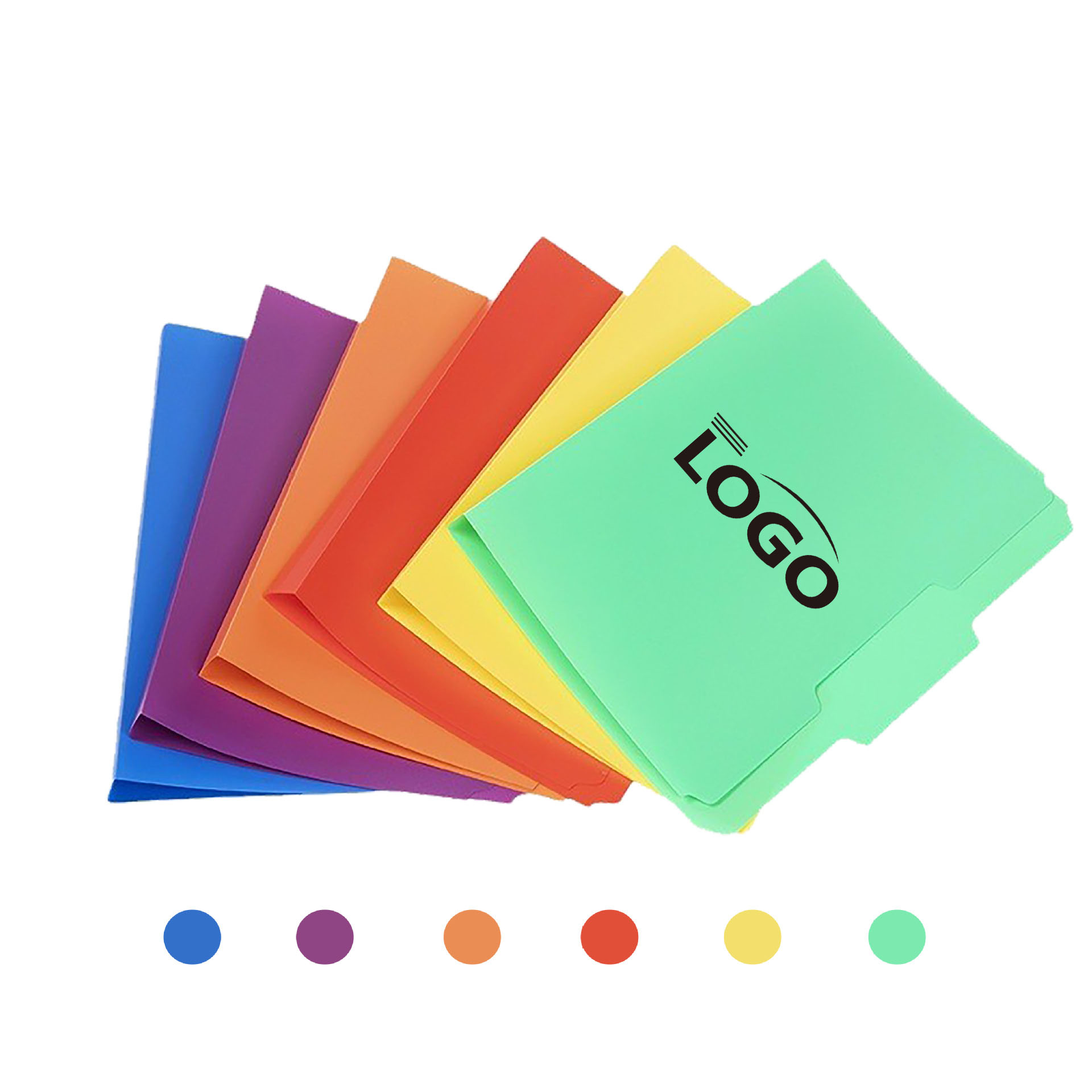 MOQ50 Manila Folder Set of Six Colors 2