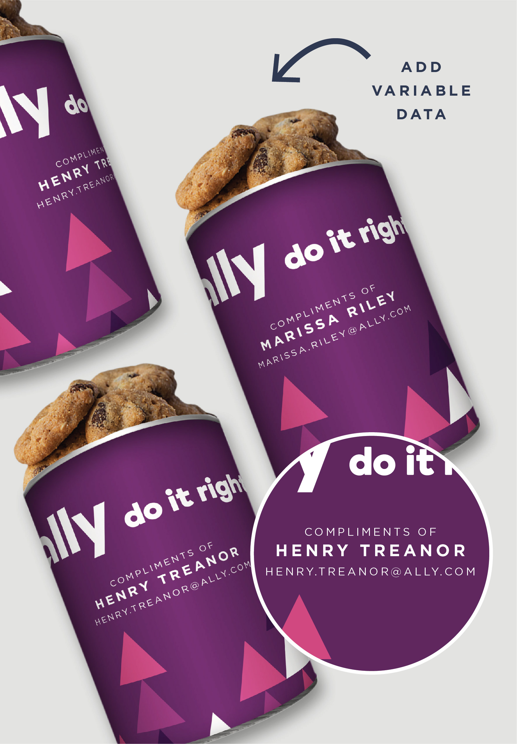 4" Custom Cookie Canister 3