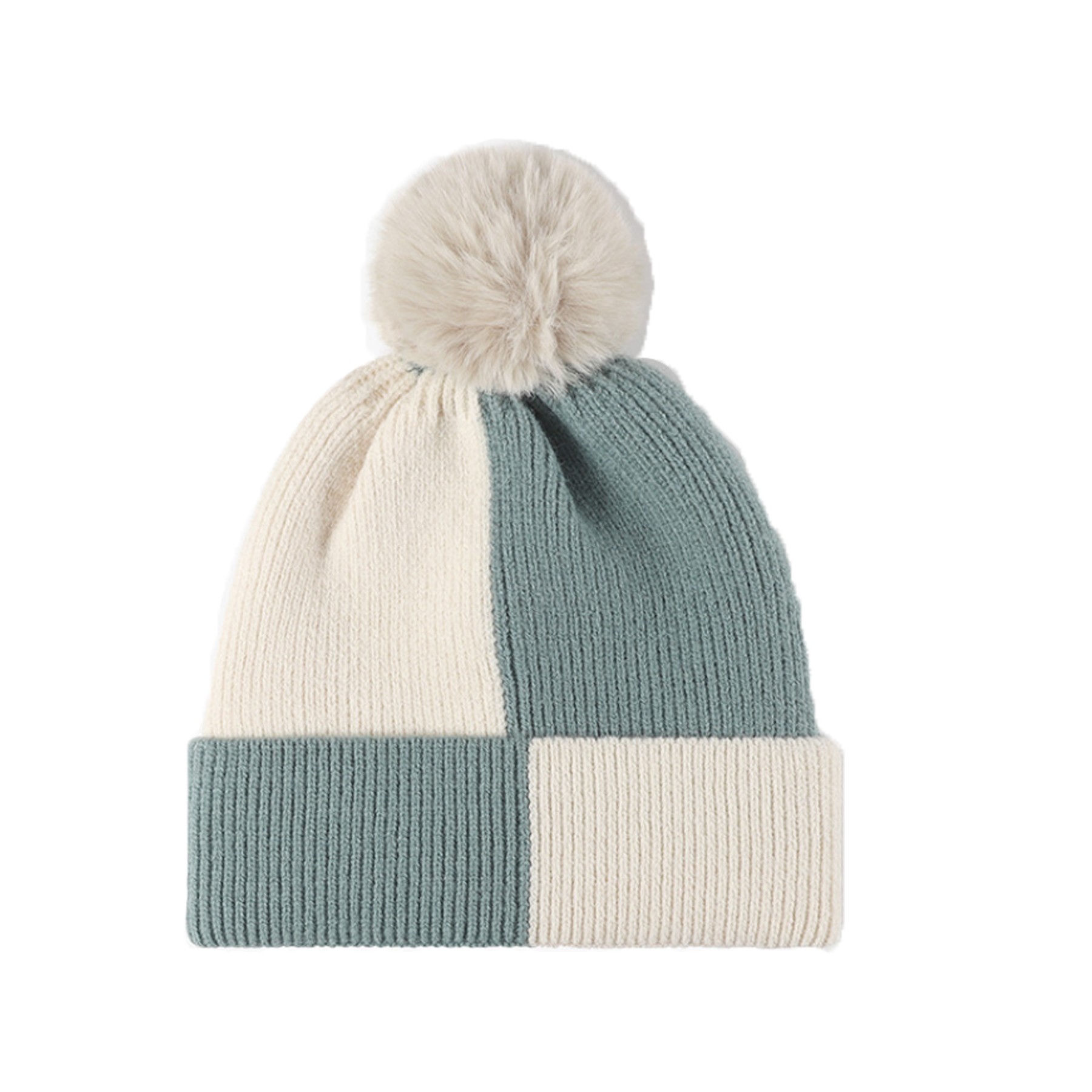 Lady's Knitted Beanie Hat 4