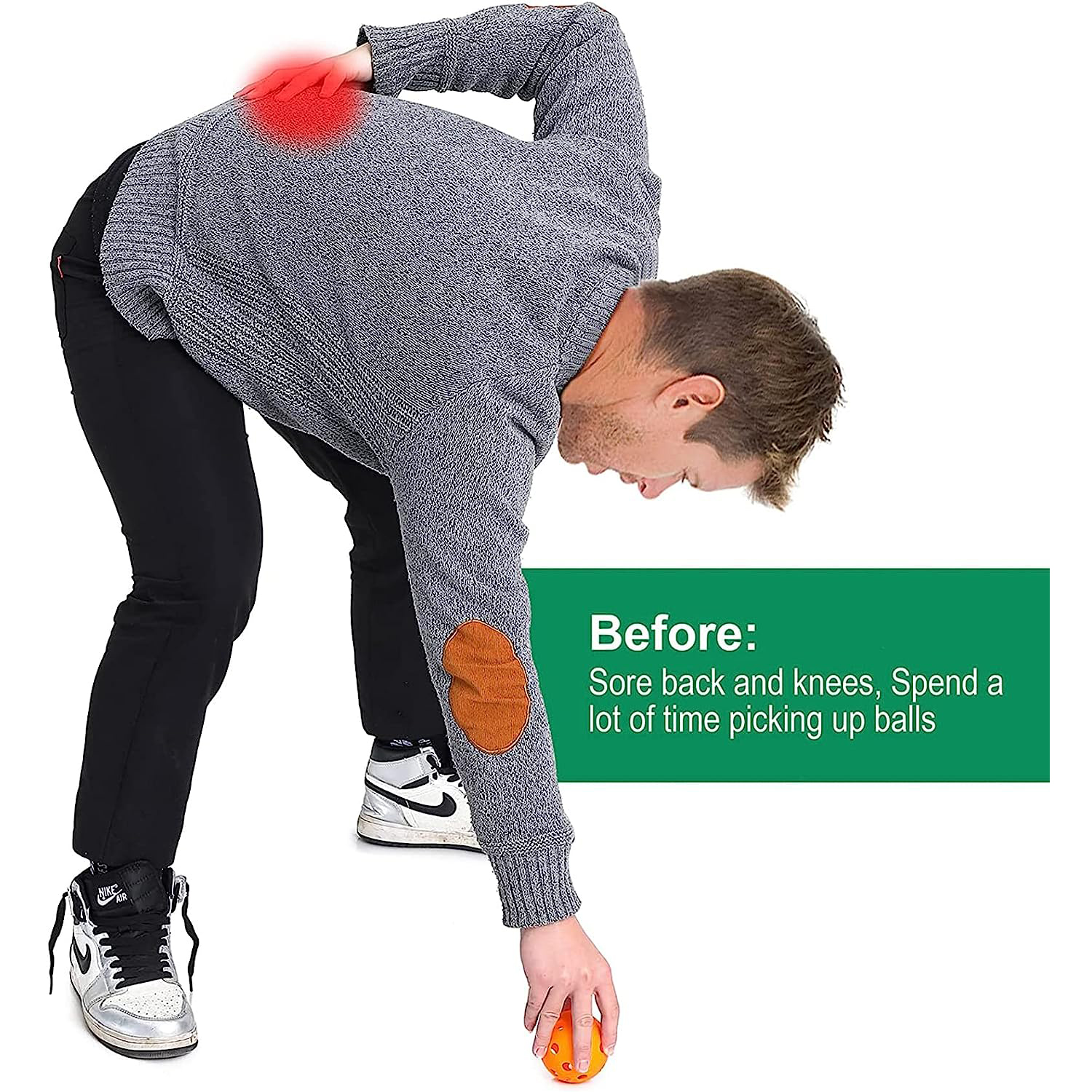 Super Suction Silicone Pickleball Ball Picker 6