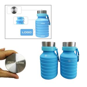 Collapsible Sport Silicone Bottle With Flip Beak 10