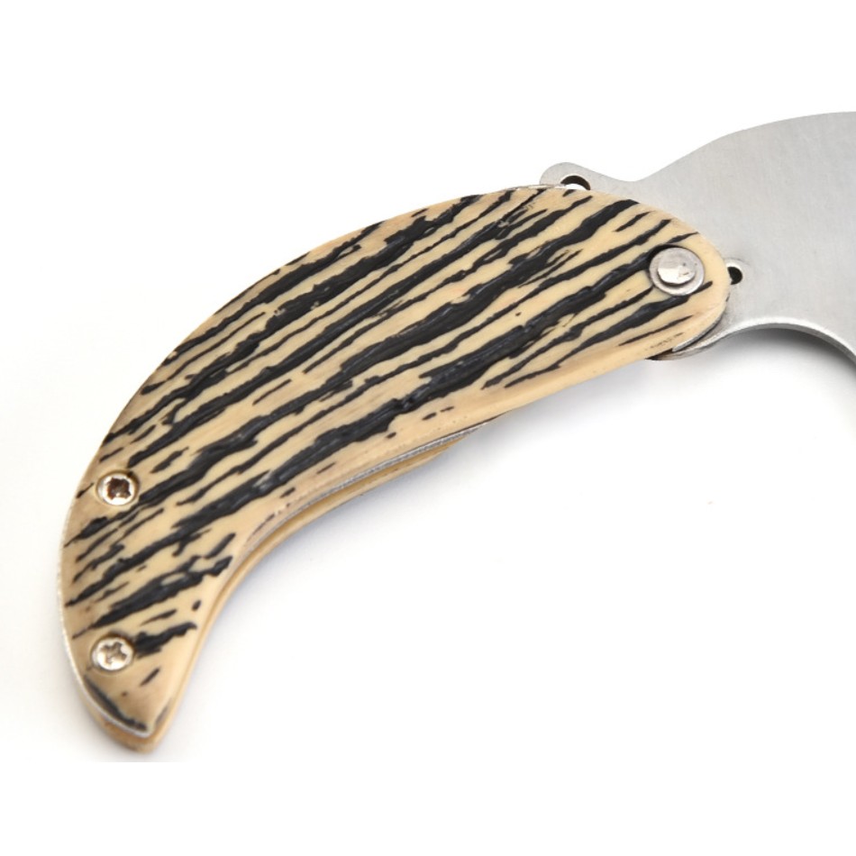 Leaf Shape Stainless Steel Folding Pocket Knife 4