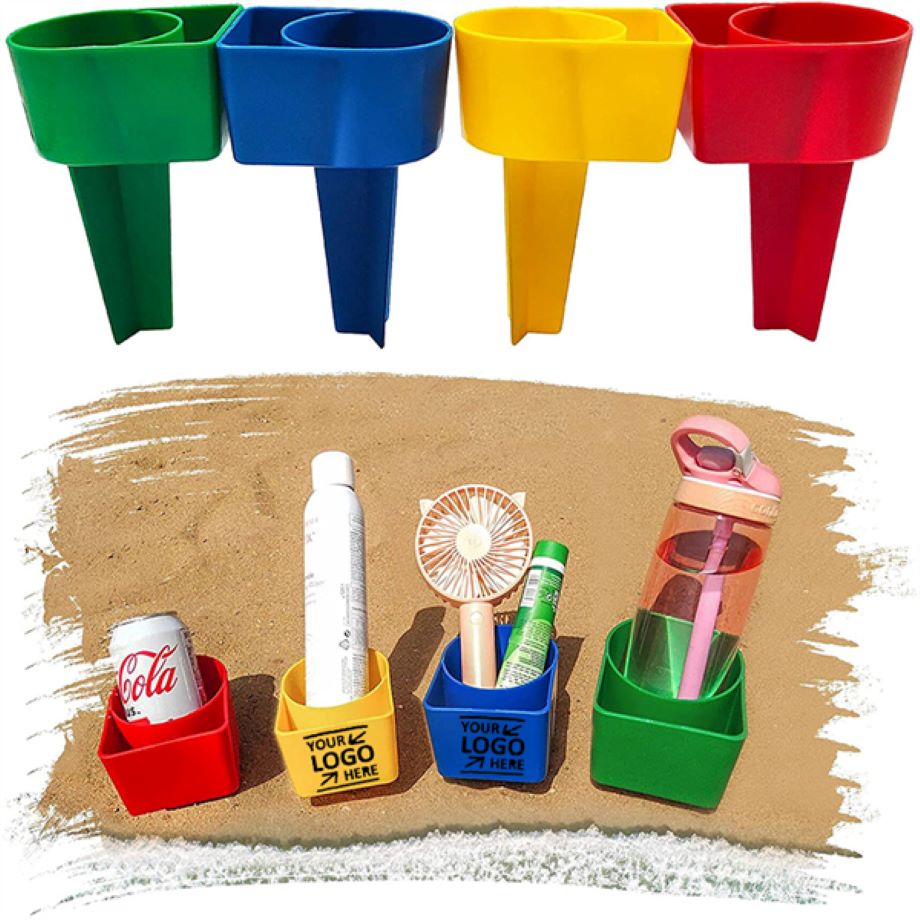 Beach Cup Holder With Pocket 1