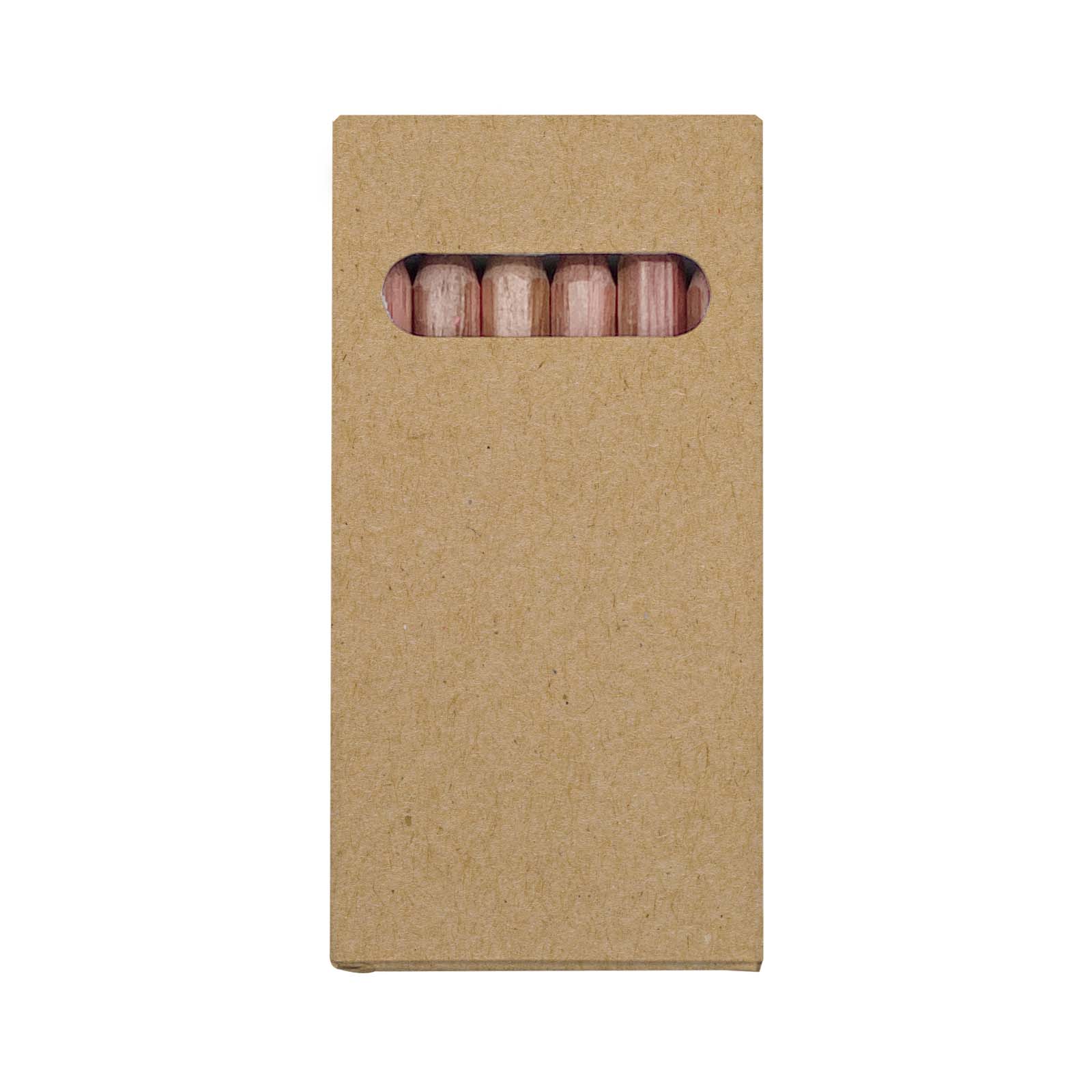 Full Color Six-Color Mini Wooden Pencil Set in Box 12