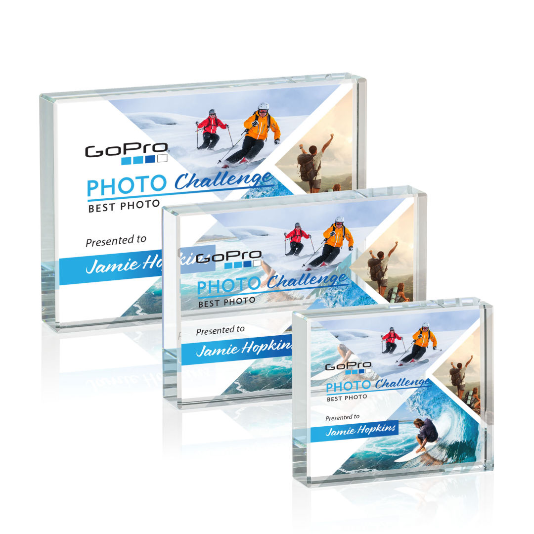 Verona VividPrint™ Paperweight - Starfire