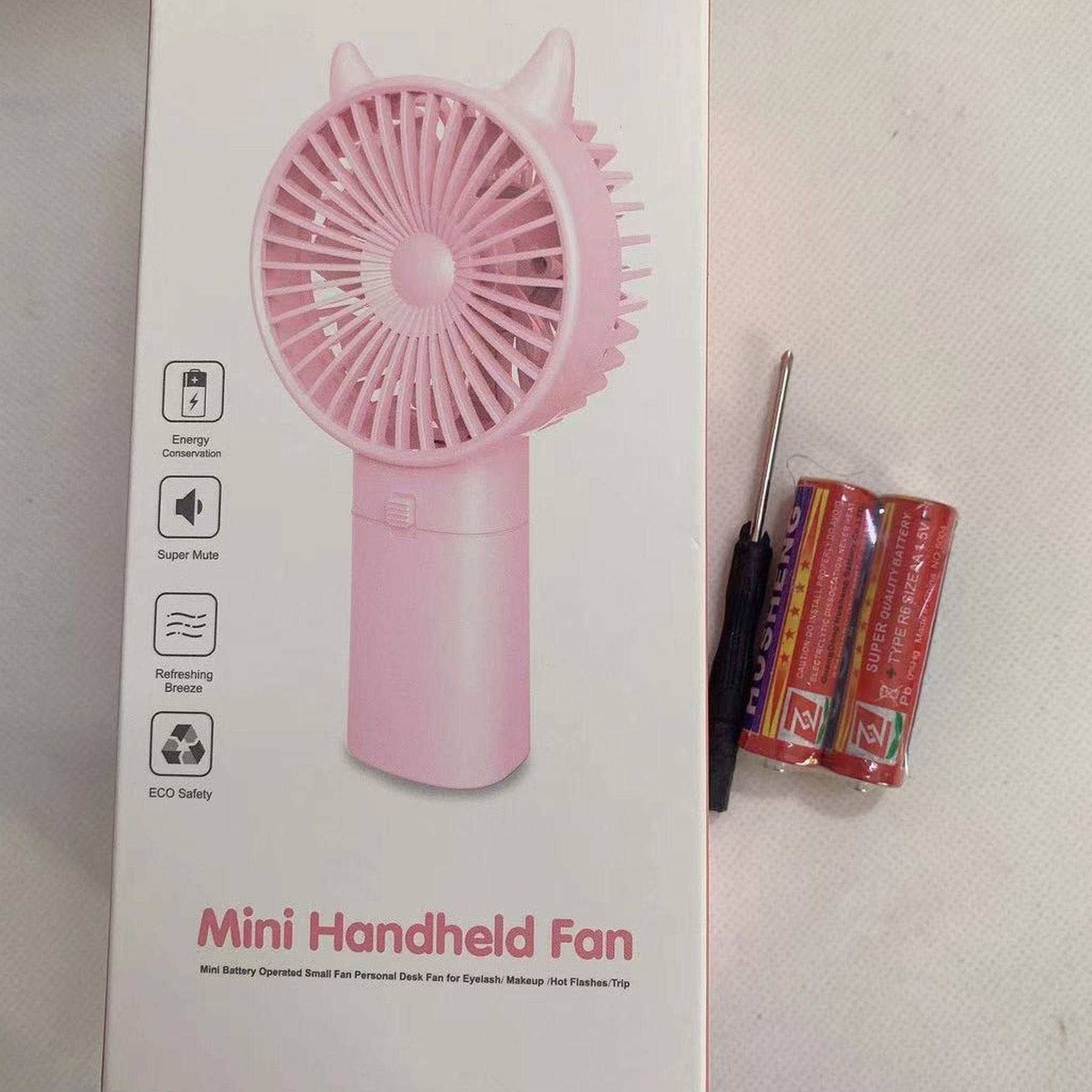 Battery Operated Mini Handheld Fan 4