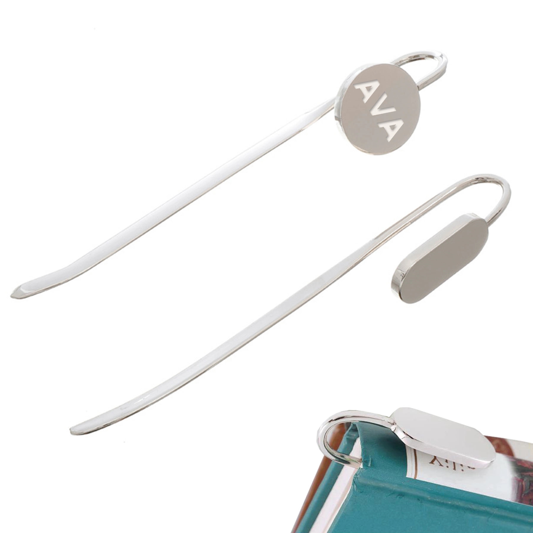 Swan Neck Metal Bookmark 1