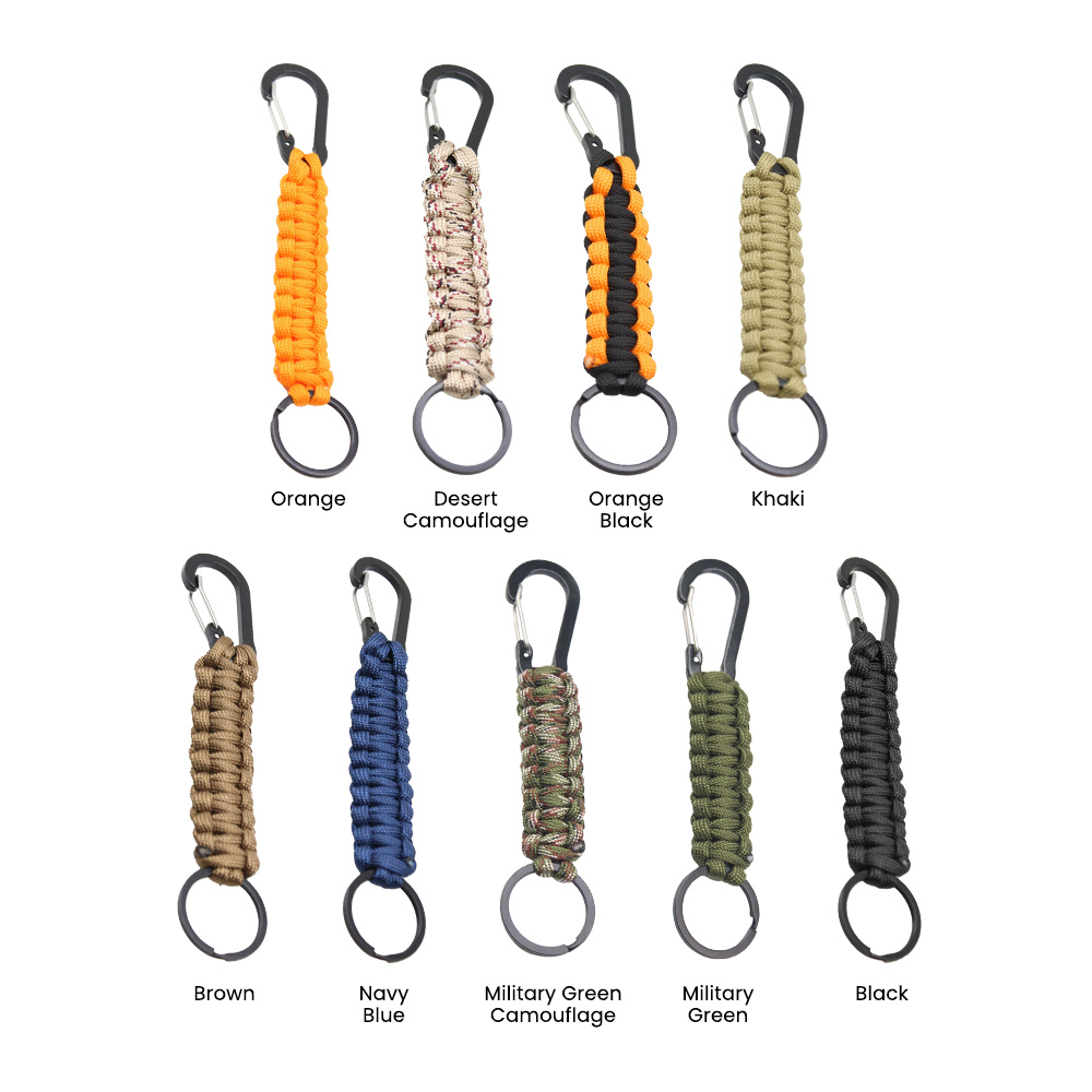 Paracord Keychain With Carabiner 1