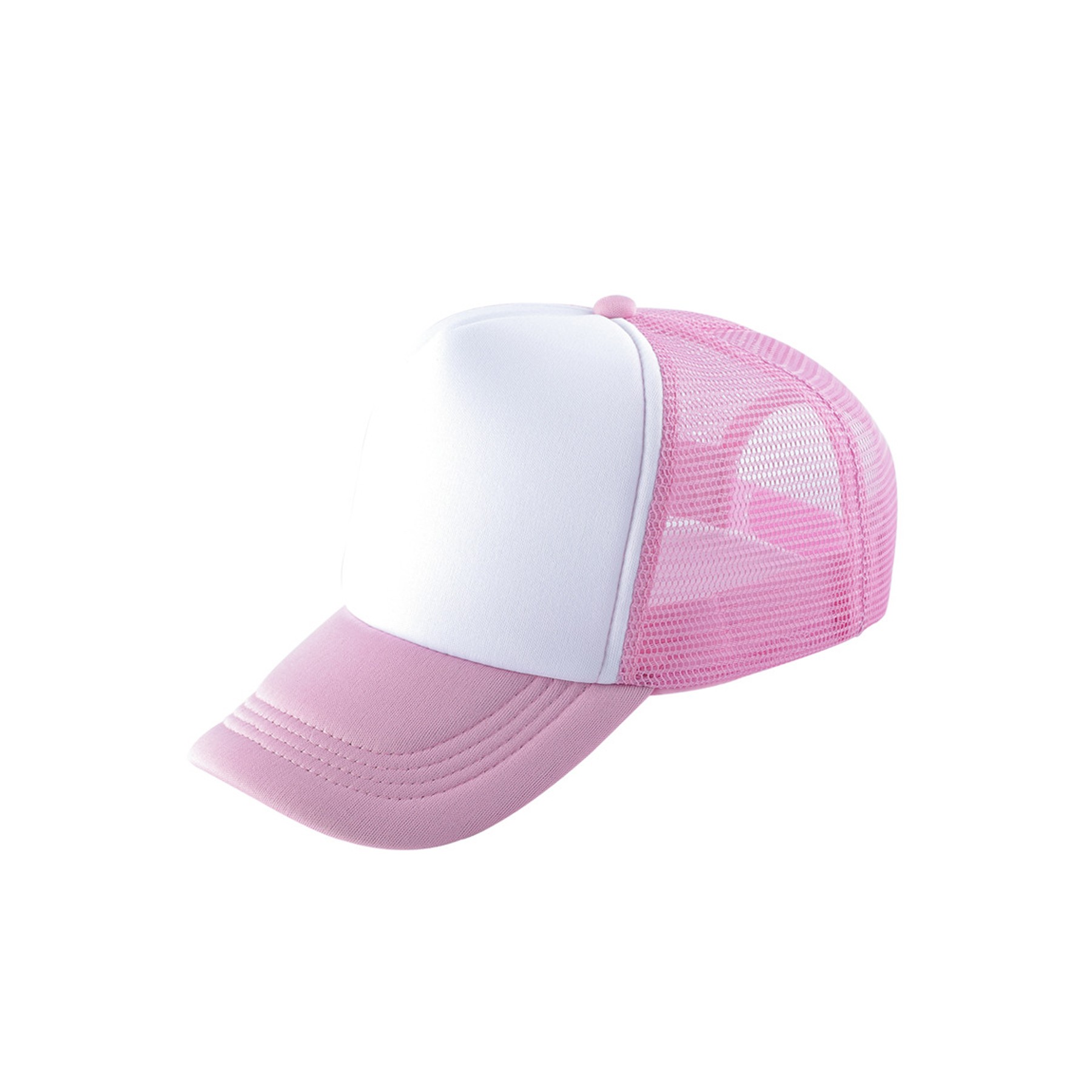 Curved Visor Baseball Cap W/ Mesh Back 5
