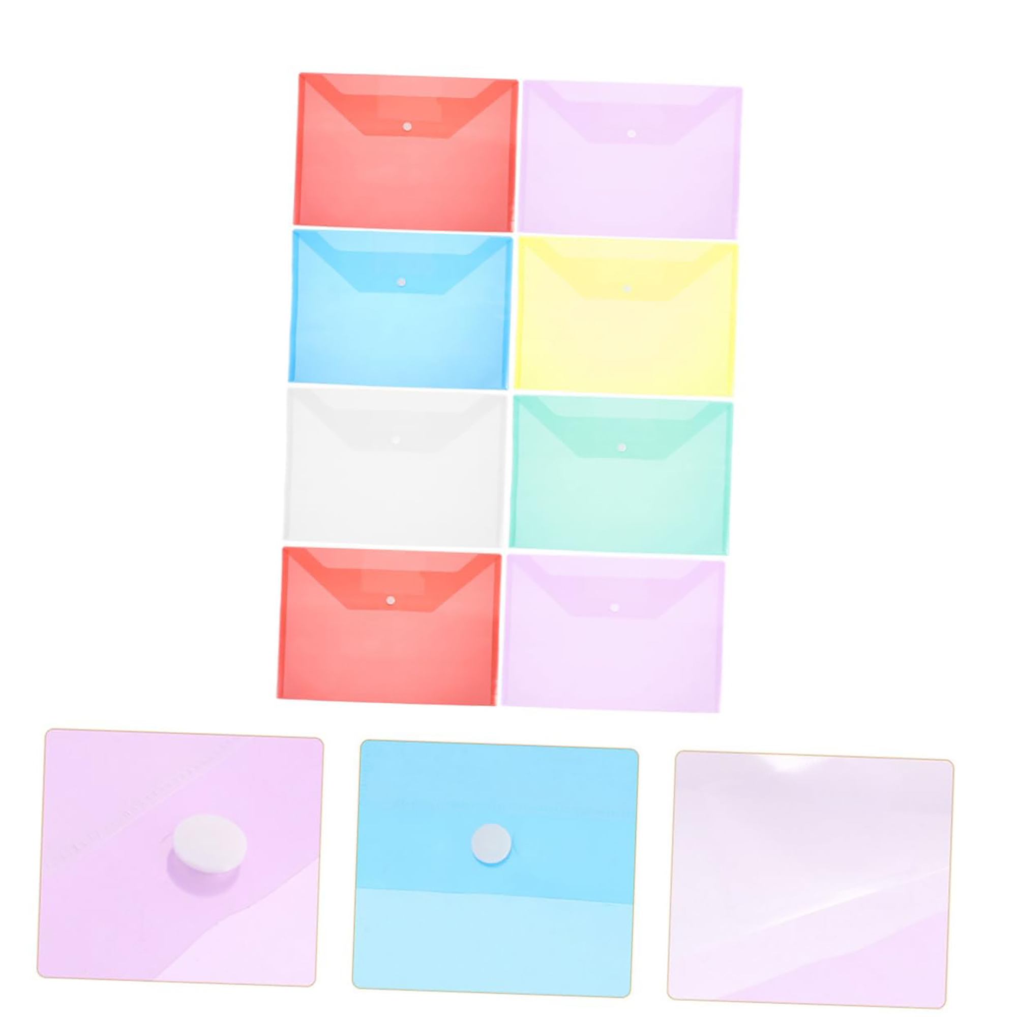 Stylish Transparent PP A4 File Pouch 2