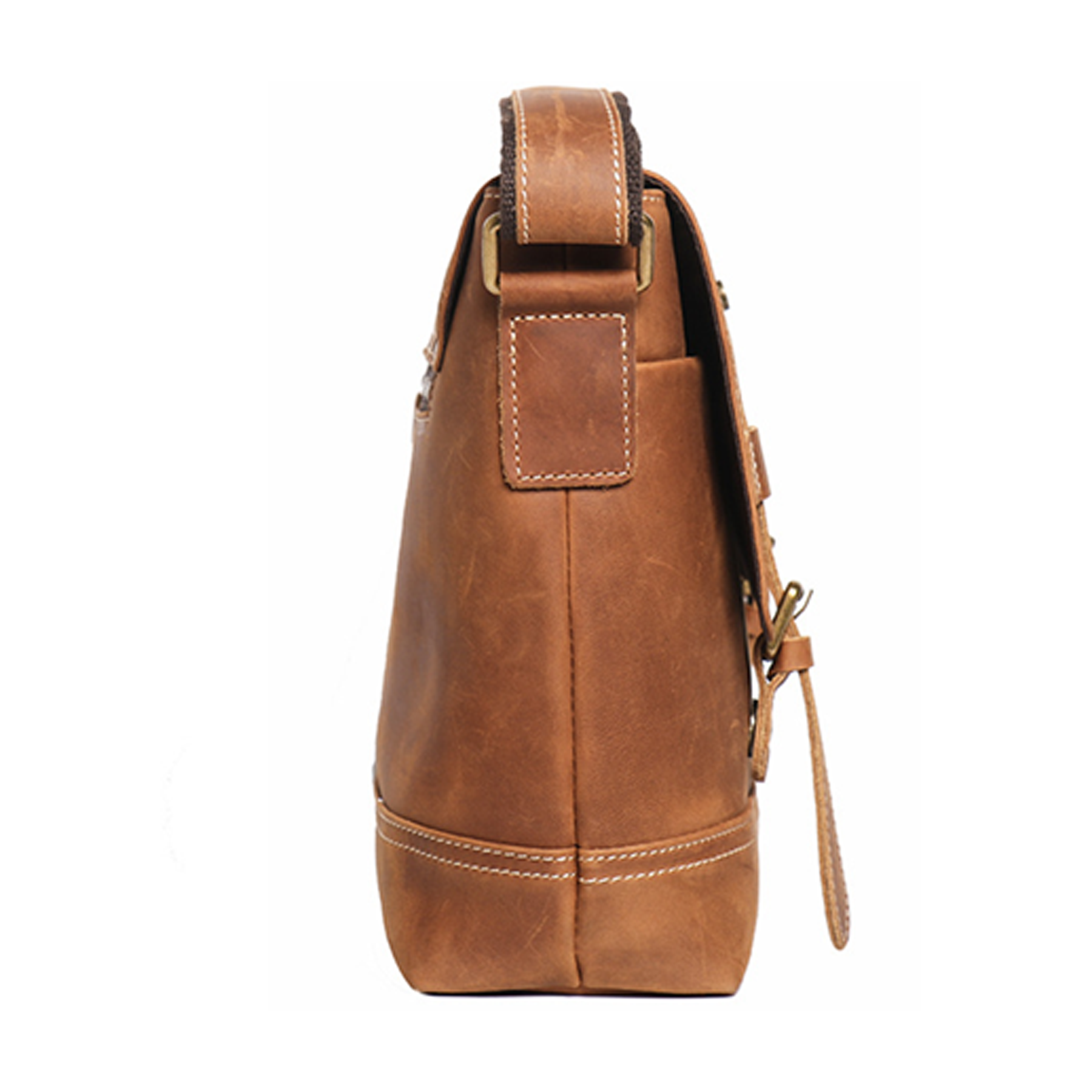 Vintage Crazy Horse Leather Shoulder Bag 2