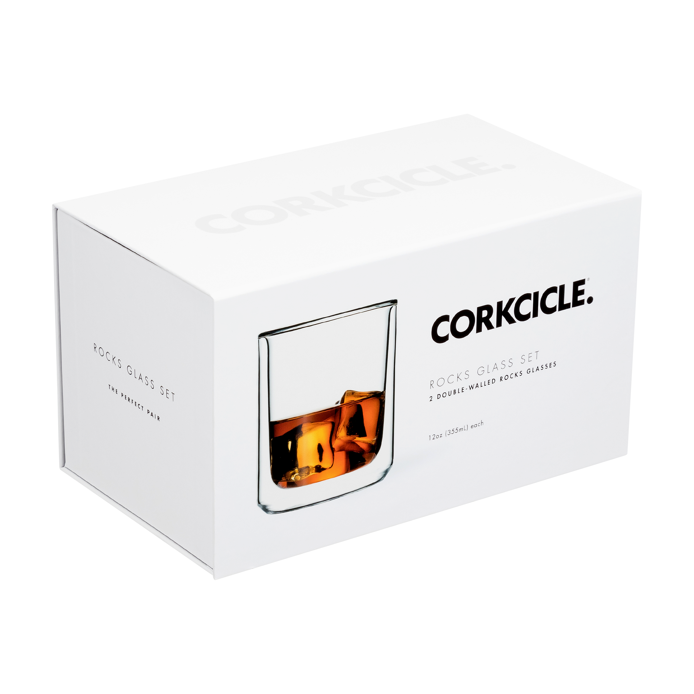 Corkcicle 12 oz Glass Mug - Set of 2 2