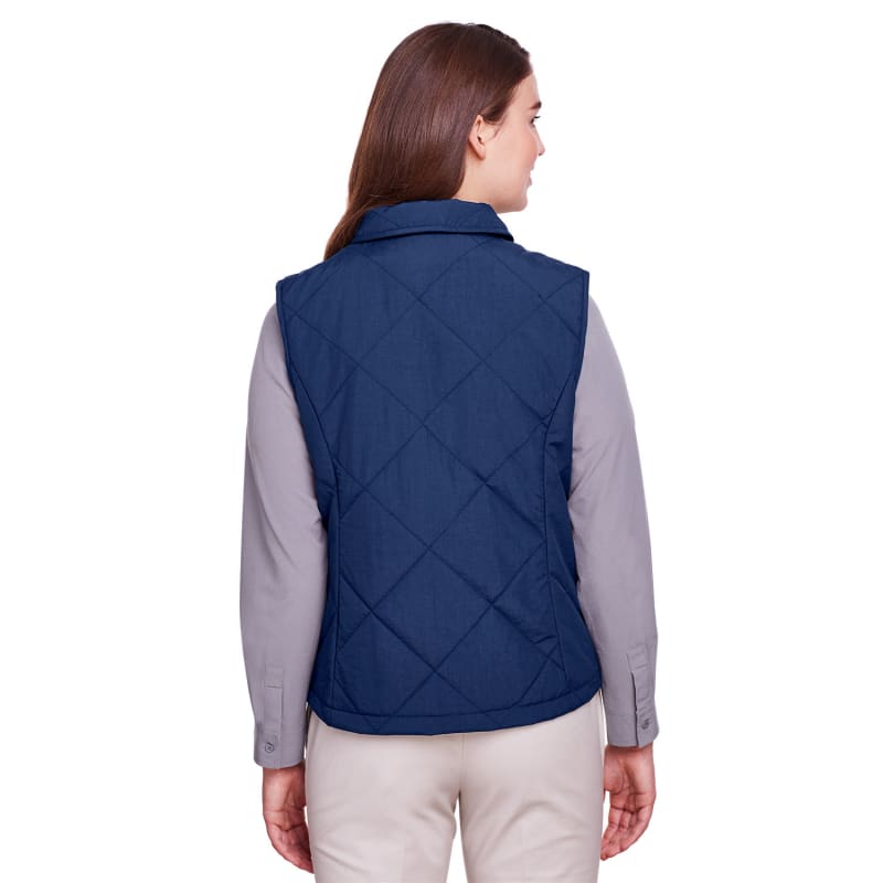 UltraClub Ladies' Dawson Quilted Hacking Vest 3