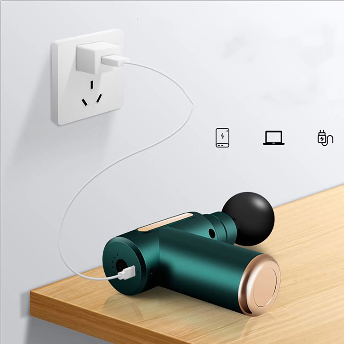 Usb Rechargeable Pocket Portable Mini Gun Massagers 3