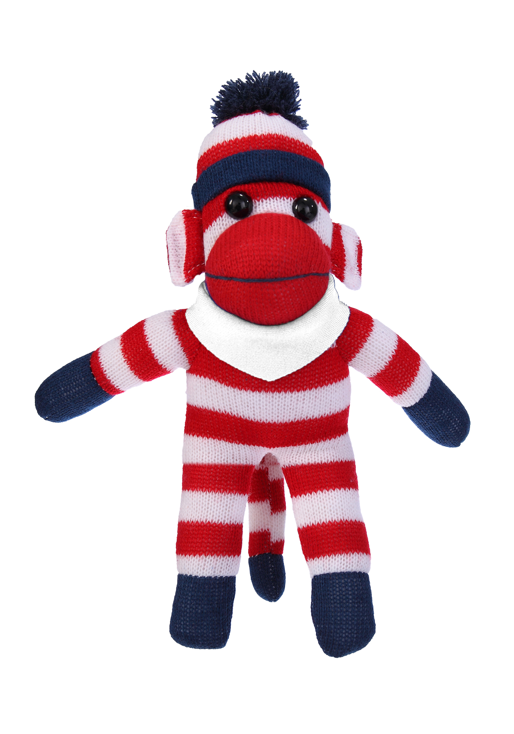 Patriotic Sock Monkey with Bandana 3
