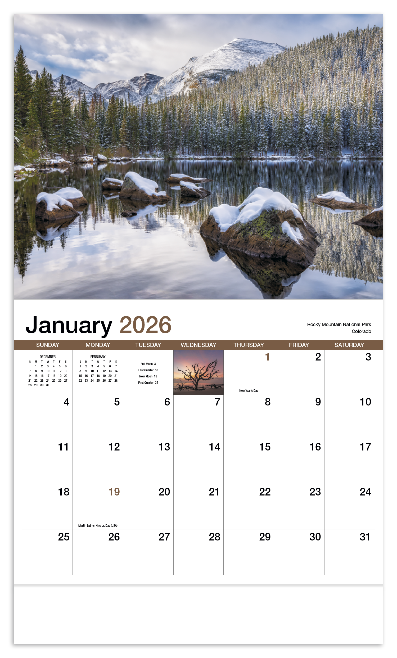 HotLine® Products Scenic America® Appointment Calendar - Stapled 10