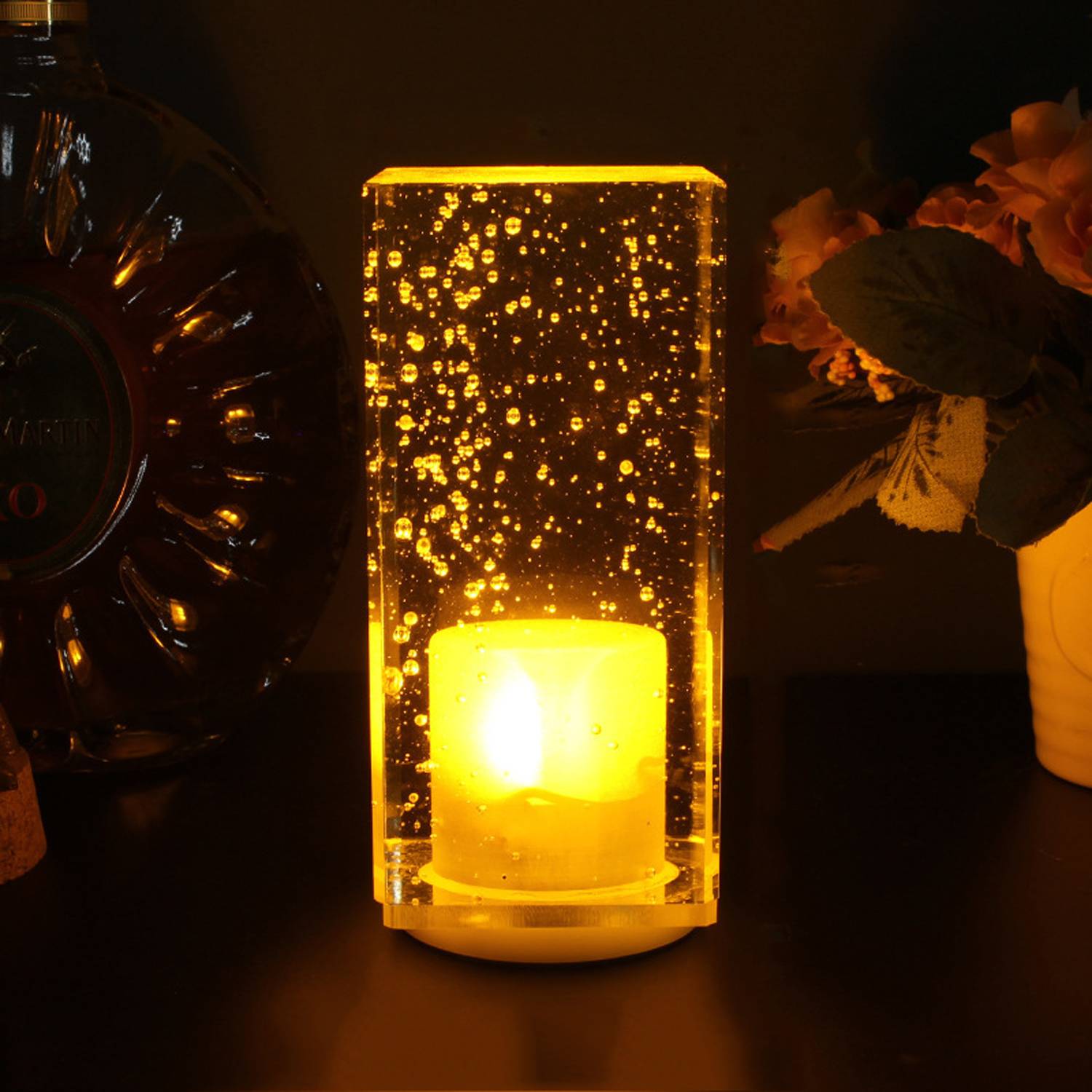 Rechargeable Led Crystal Night Light 8