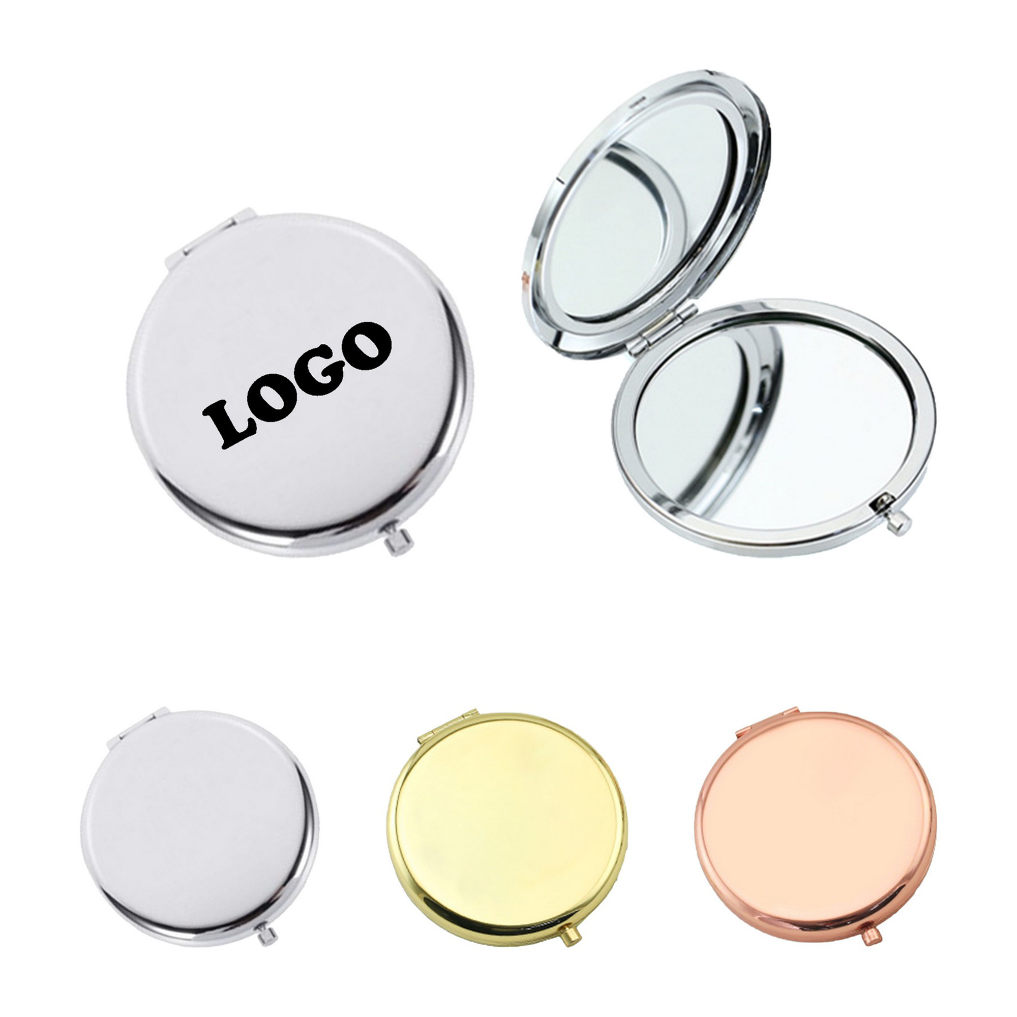 Alloy Double-Sided Mini Mirror 2