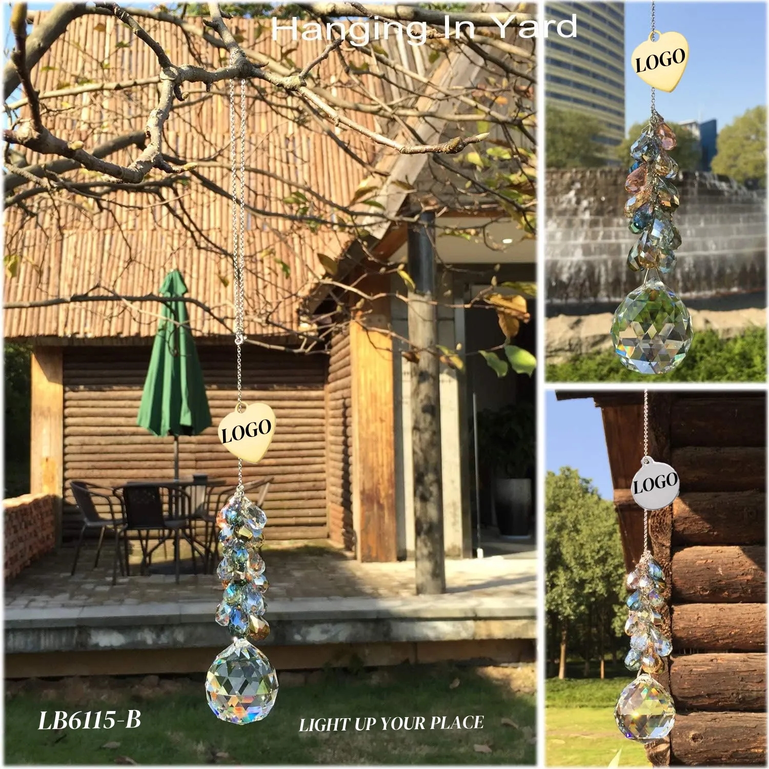 Hanging Crystal Ball Prism Suncatcher 4