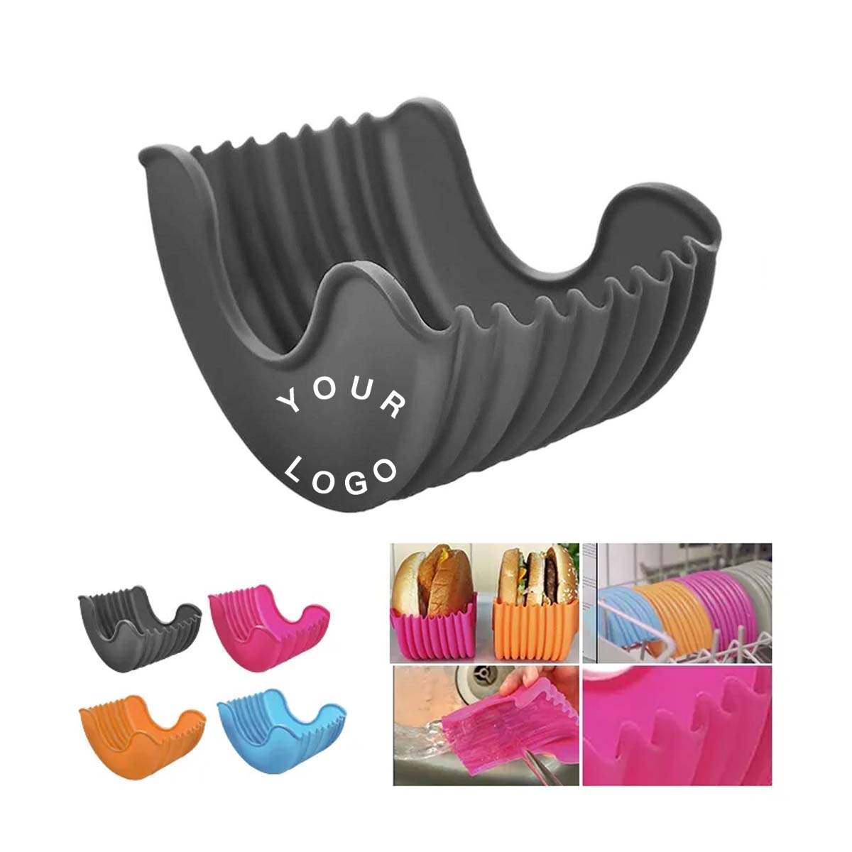 Non Slip Silicone Burger Grip 2