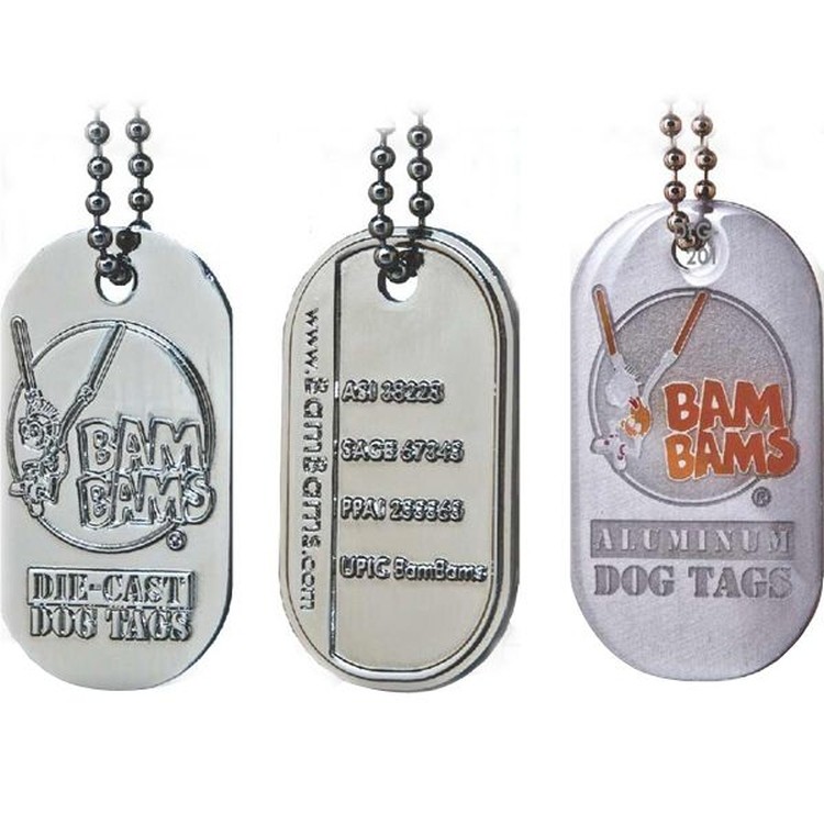 Aluminum Dog Tag (Die-Struck with Soft Enamel) 2