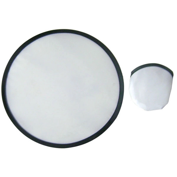 Folding Flyer Disc Hand Fan with Pouch 3