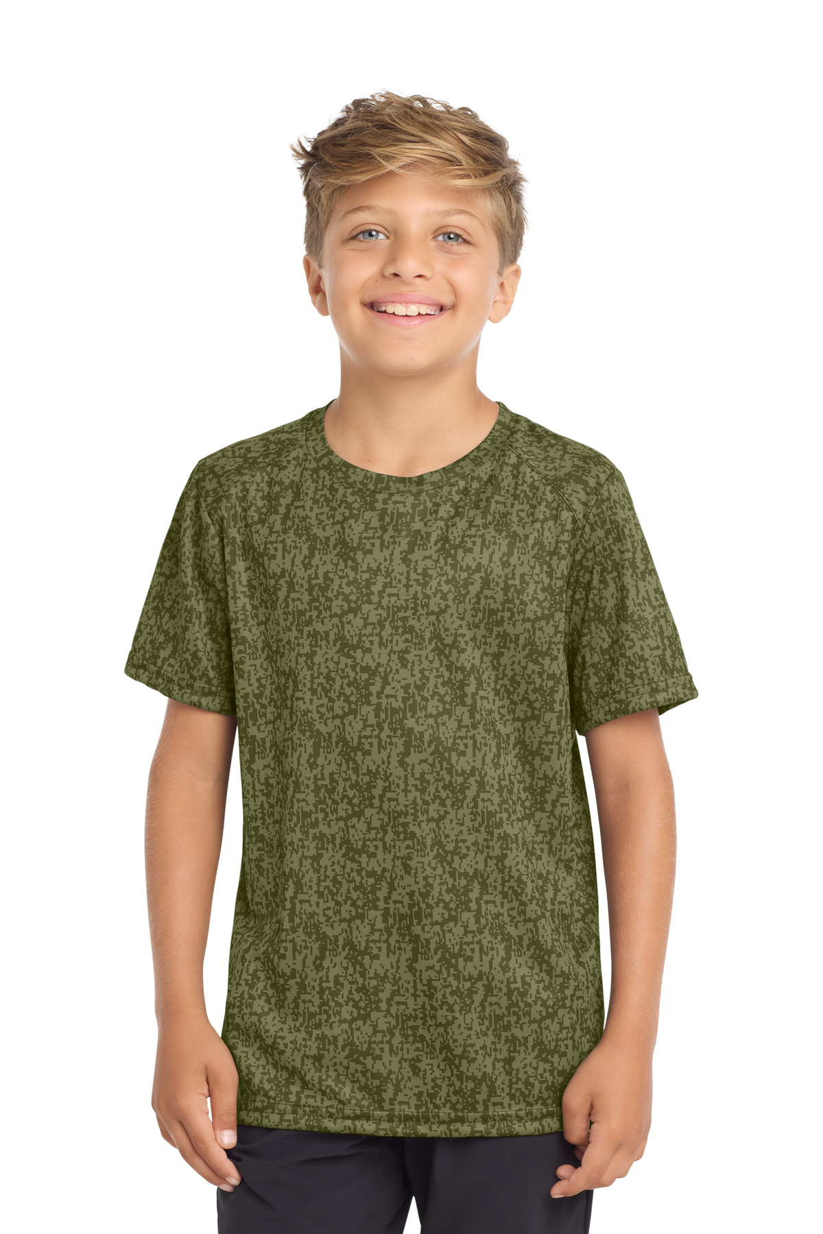Sport-Tek Youth Digi Camo Tee. YST460 47