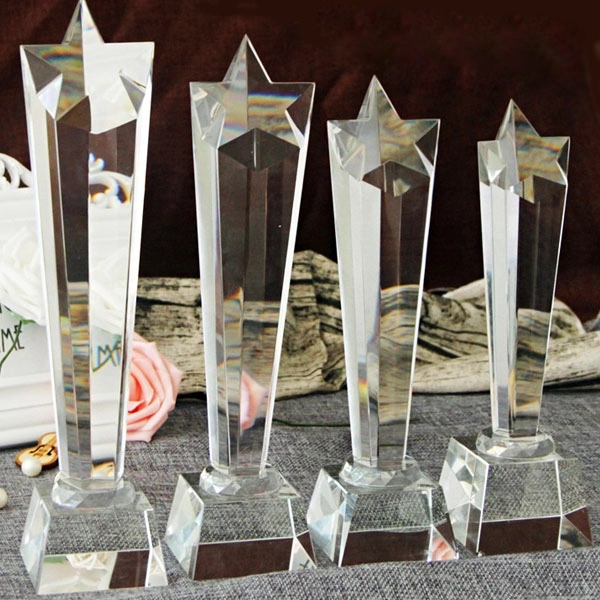 Crystal Pentagram Star Trophies 8