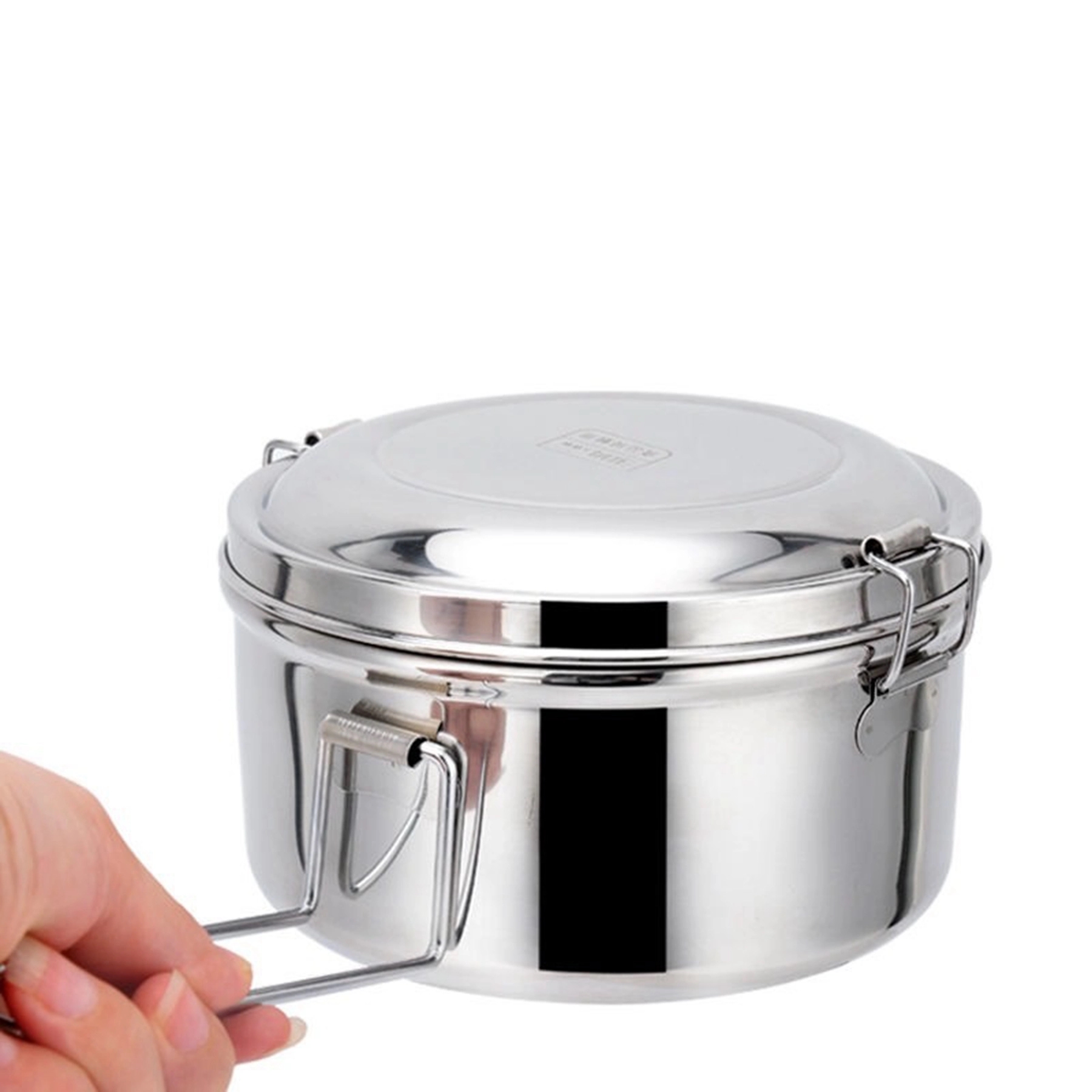 Round Stainless Steel Lunch Box 4