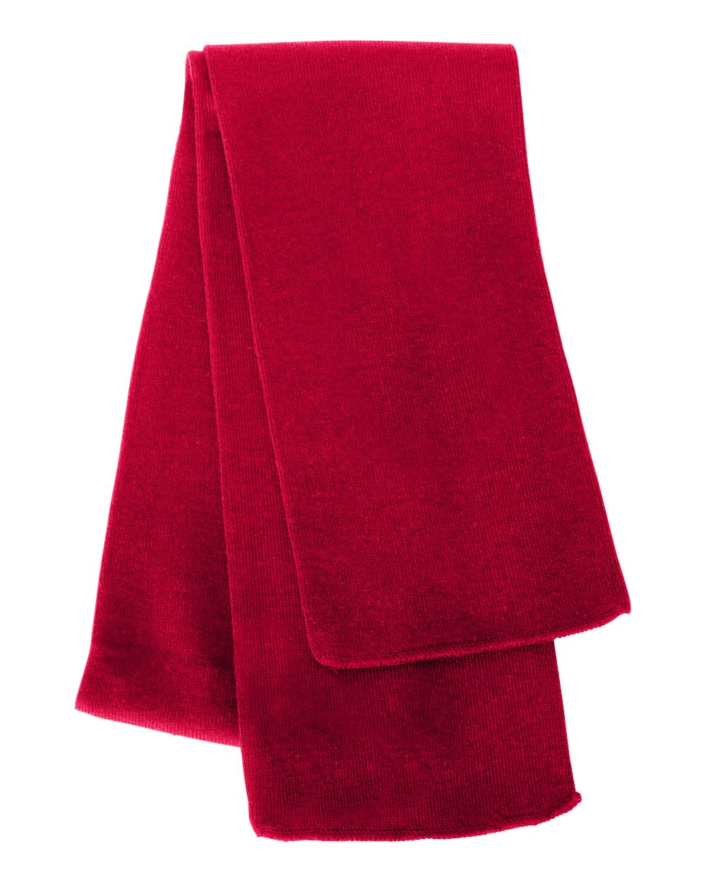 Knit Scarf w/ Sewn Woven Patch 8