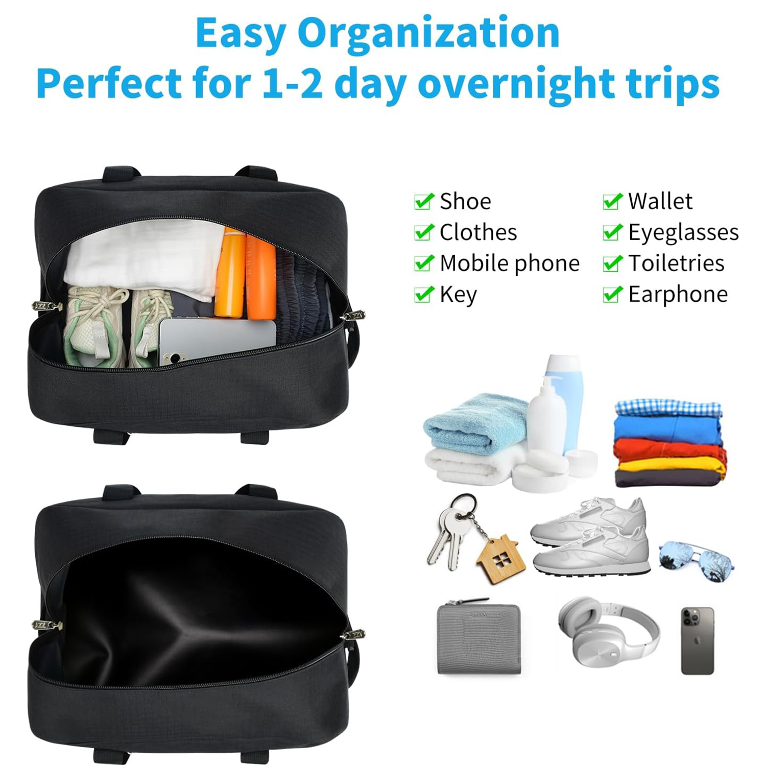Small Polyester Duffel Style Bag 5