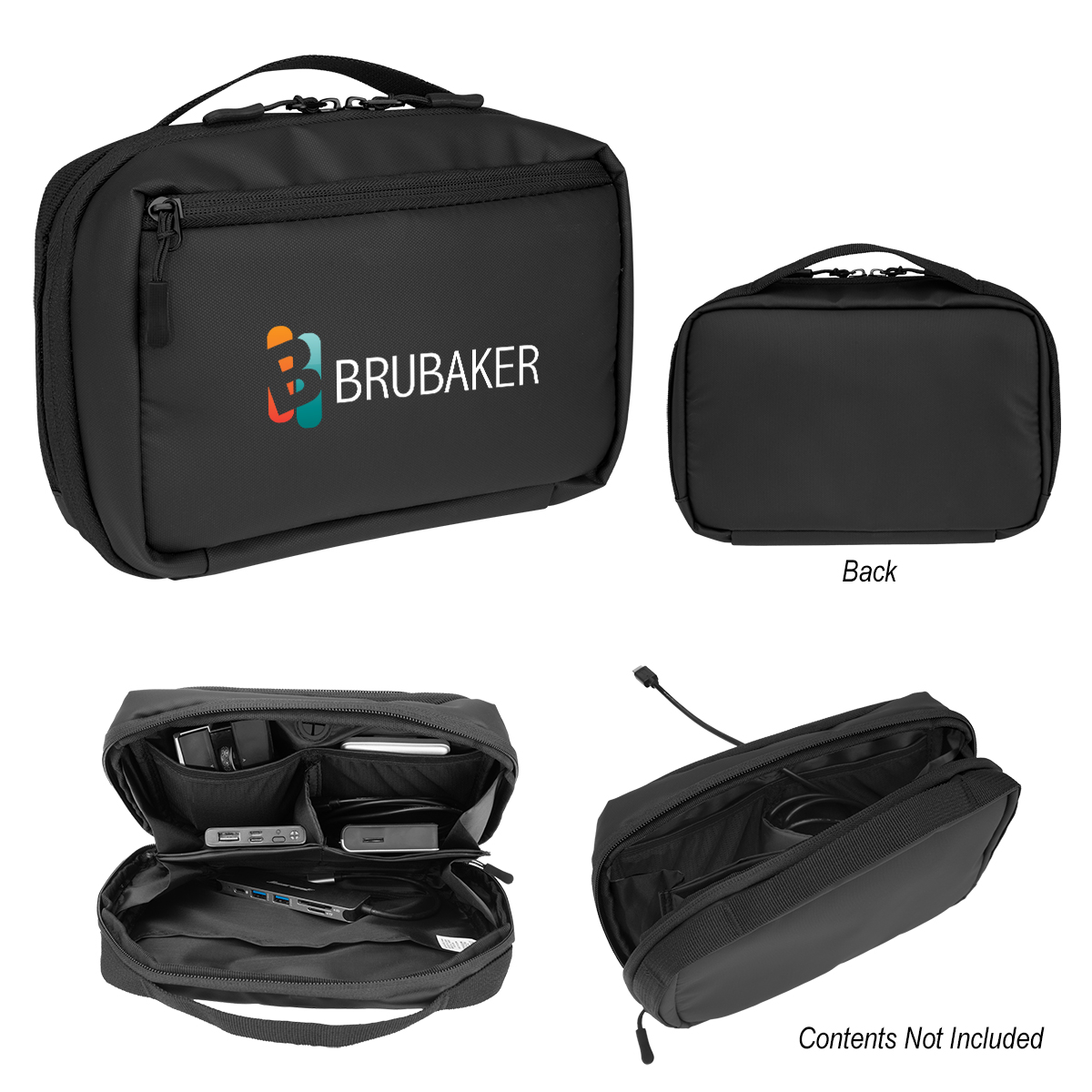 rPET Tech Pouch With Easy Cord Access 1