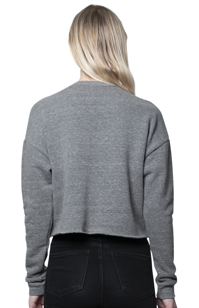 Women's eco Triblend Fleece Crop 3