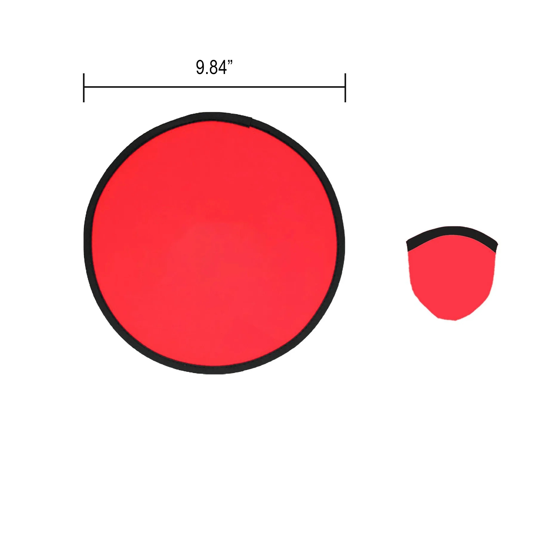 Foldable Round Nylon Fan With Bag MOQ250 3