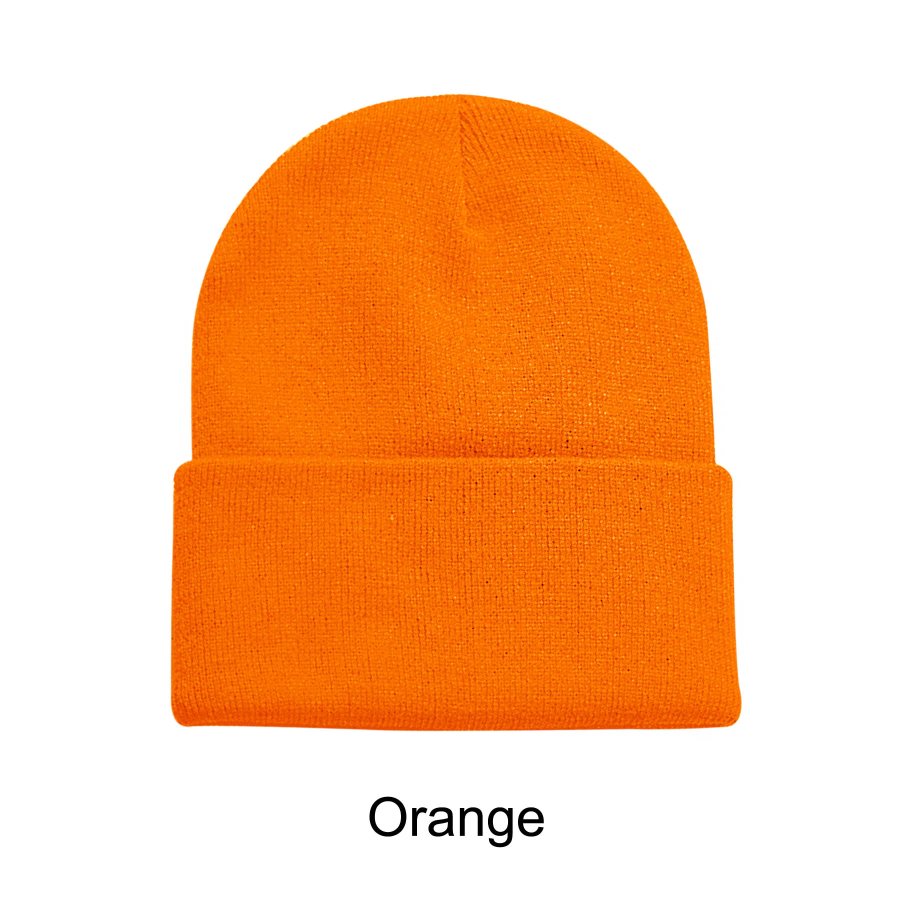 12" High Acrylic Beanie Knit Cap 4