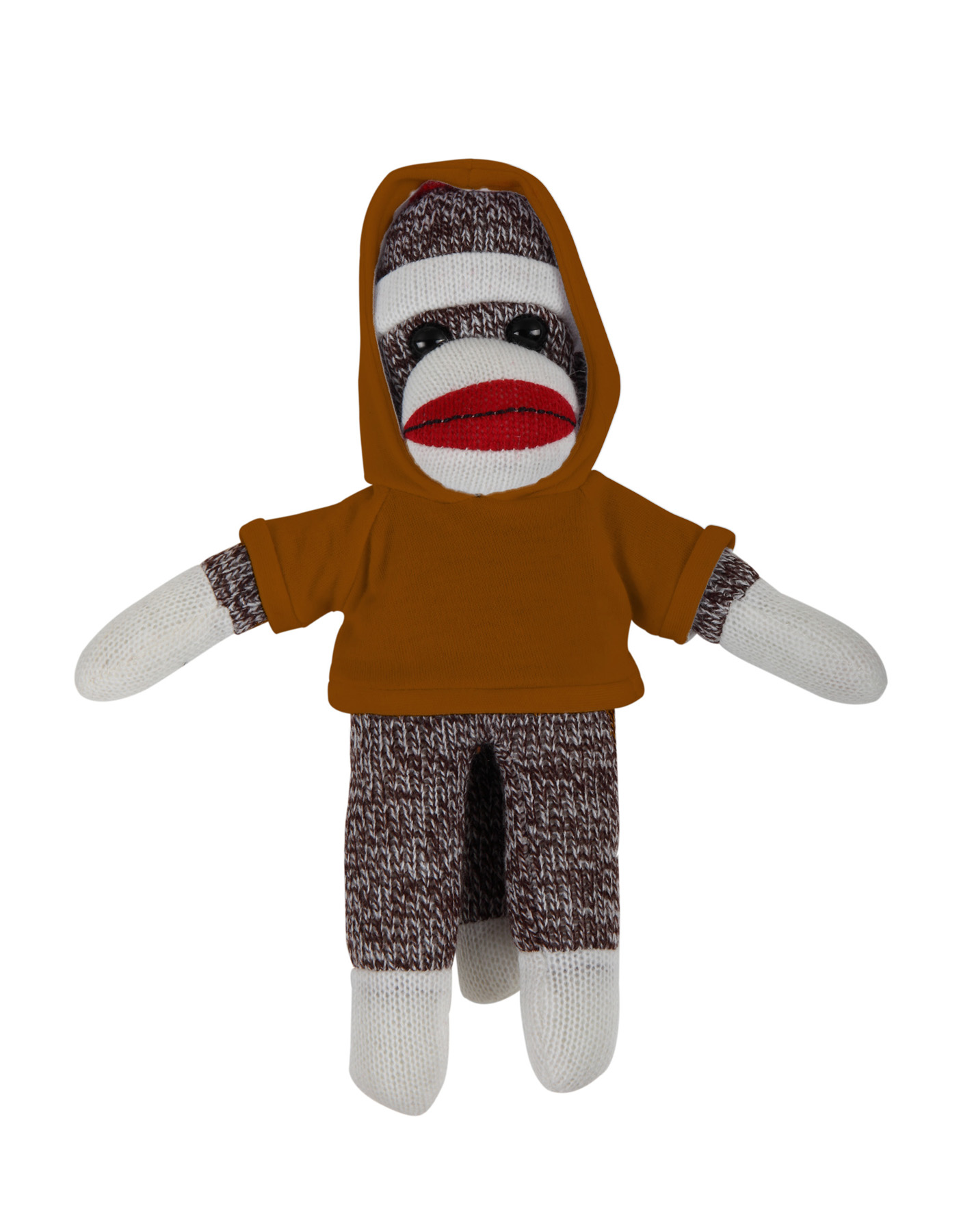 soft plush Original Sock Monkey with hoodie 12