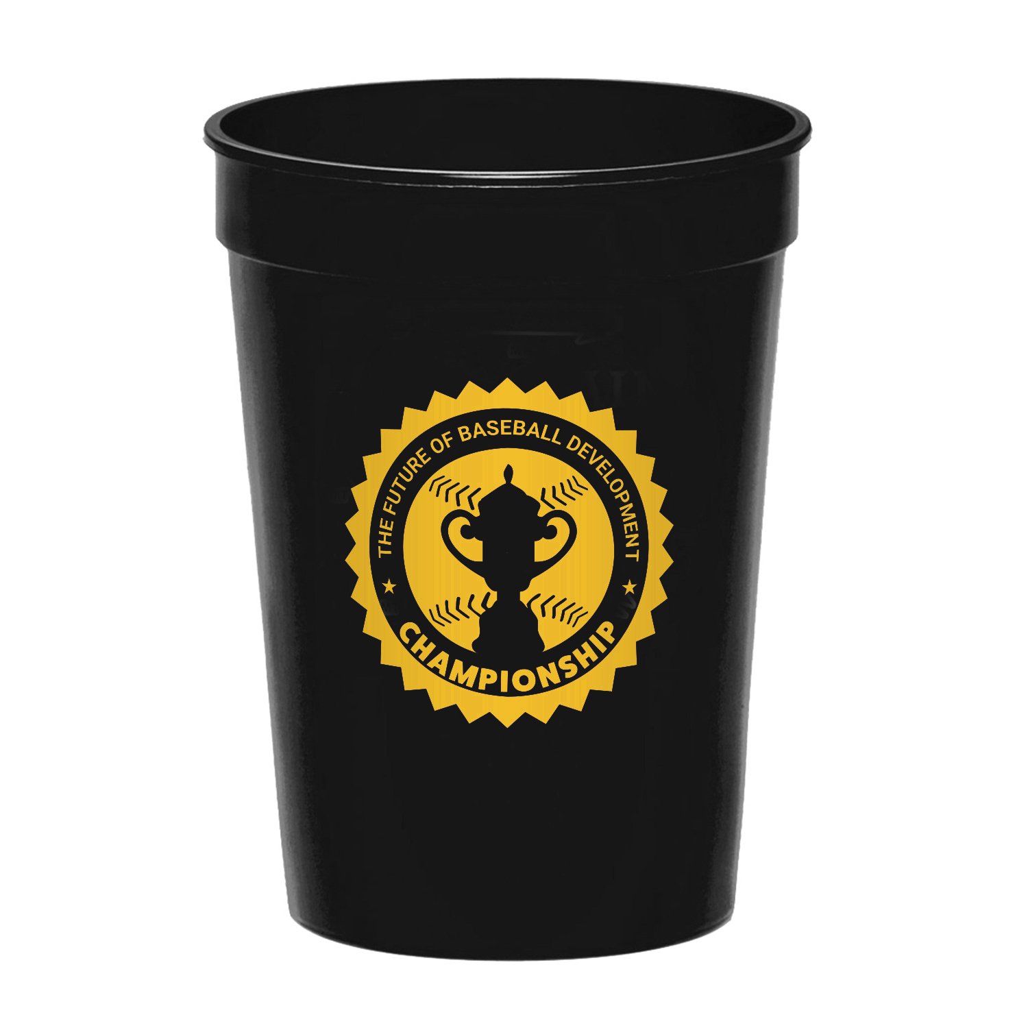 12 oz. Fanatic Plastic Stadium Cup (1 Color Imprint) 10