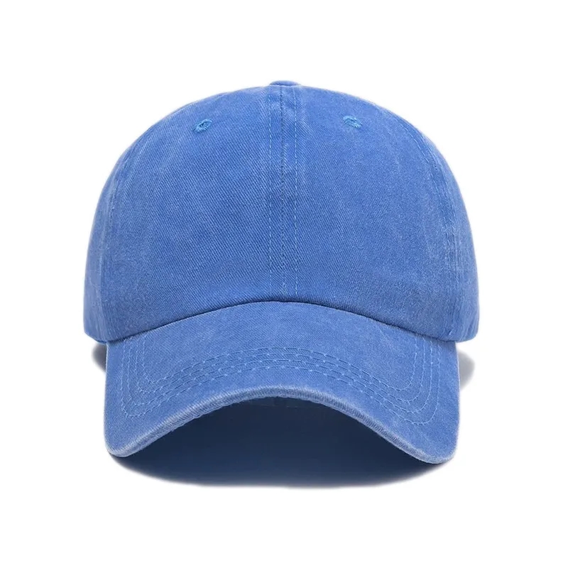 MOQ10 Vintage Cotton Washed Adjustable Baseball Caps 18
