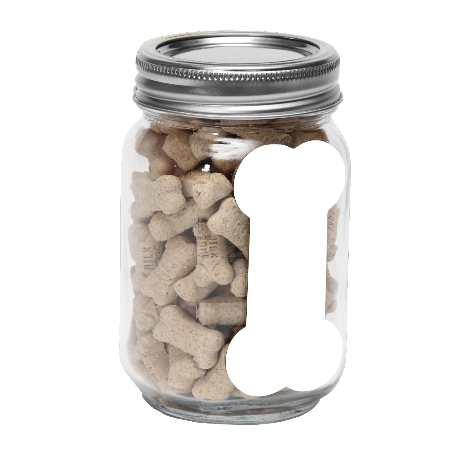 Pint Jar with Bone Magnet Pet Fill 2