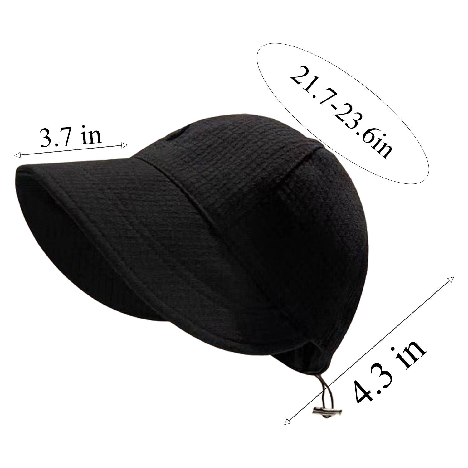 Adjustable Waffle Knit Sun Protection Fisherman Hat 7