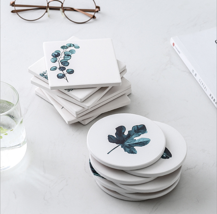 Absorbent Ceramic Coaster 2