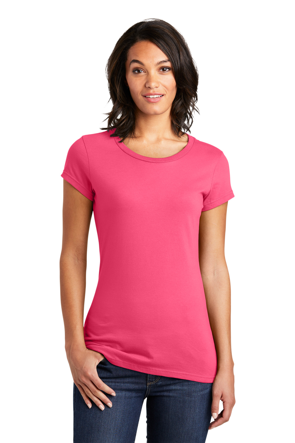 District Women's Fitted Very Important Tee . DT6001 207