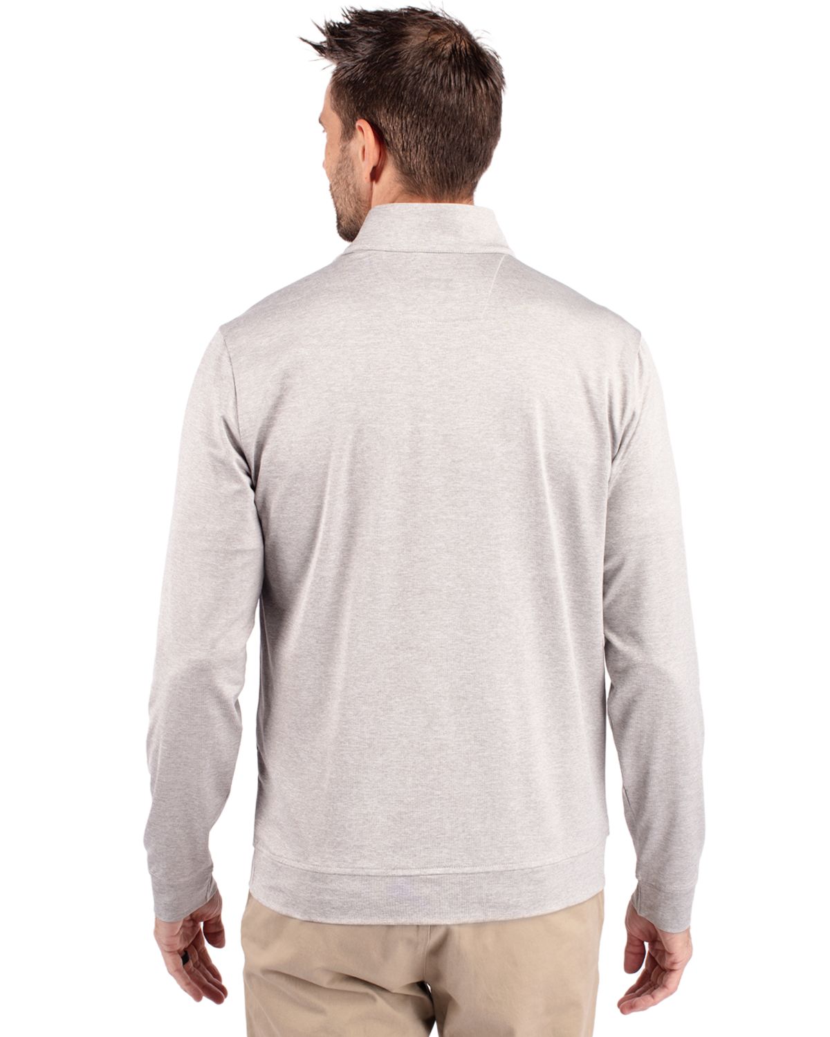 Cutter & Buck Stealth Heathered Mens Quarter Zip 51