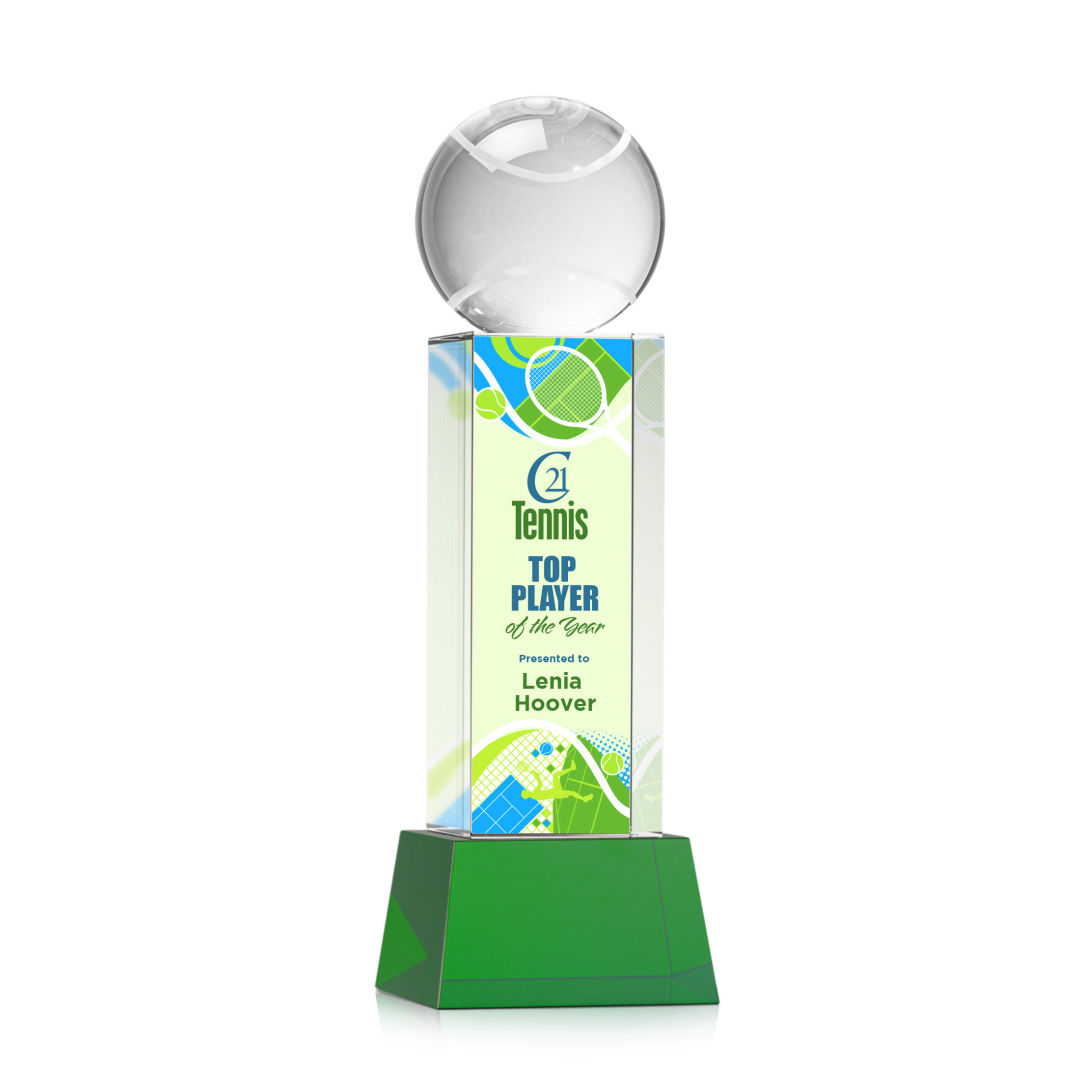 Tennis Ball VividPrint™ Award on Belcroft - Green 8