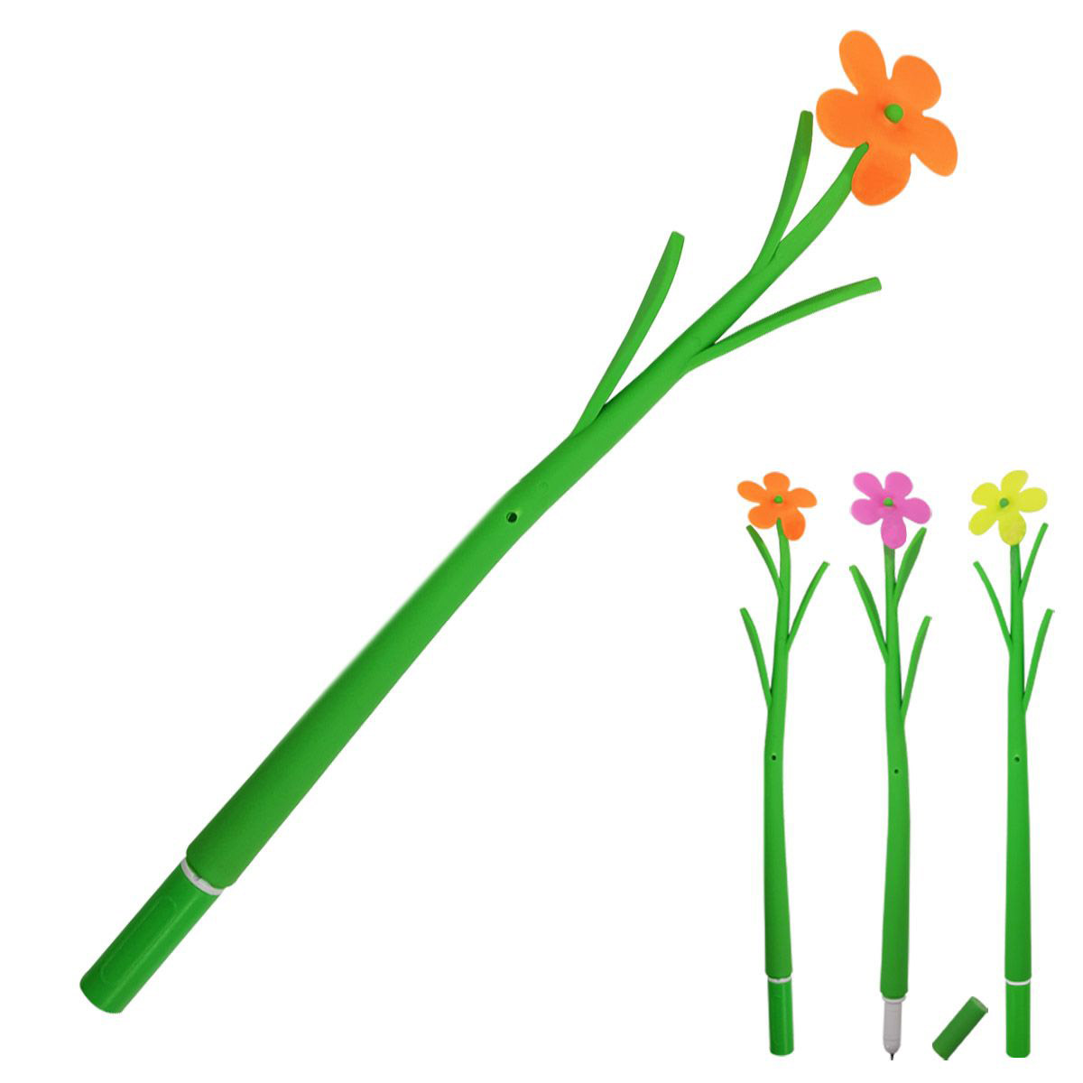 Flower Shaped Ballpoint Custom Pens - Garden, Florist Promotions 2