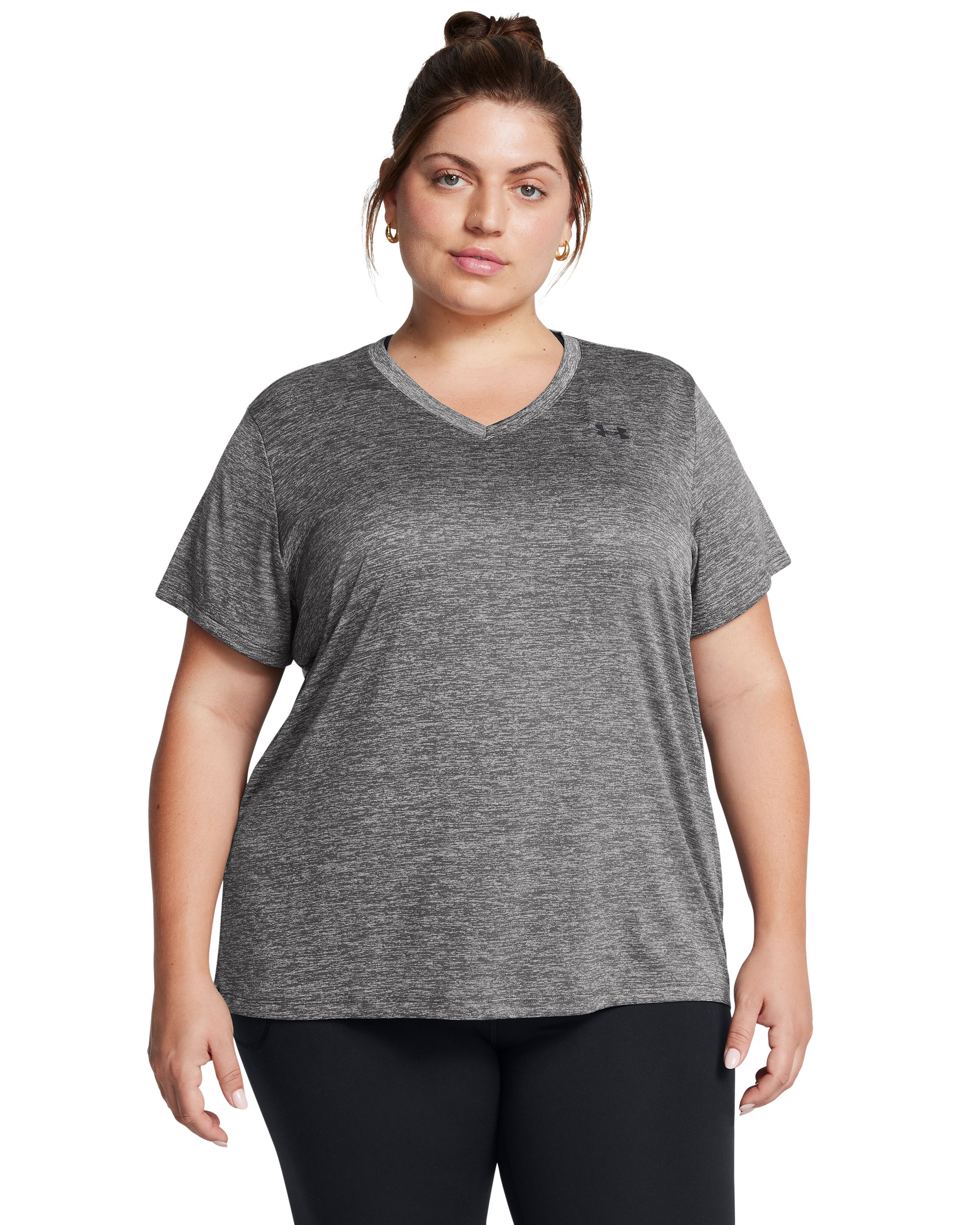 UA Tech Twist Women's V-Neck Short Sleeve 6